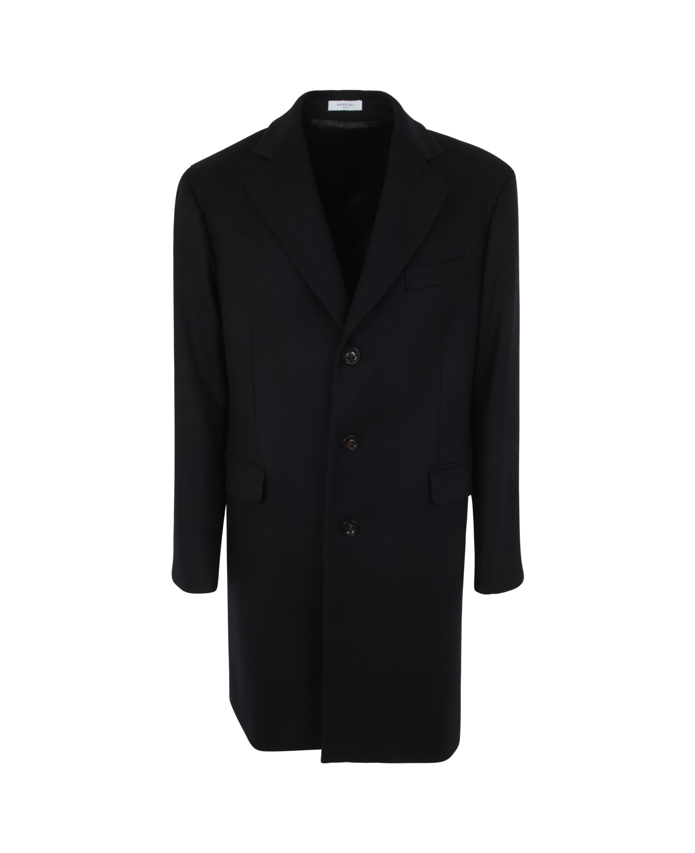 Boglioli Single Breasted Coat - Black コート