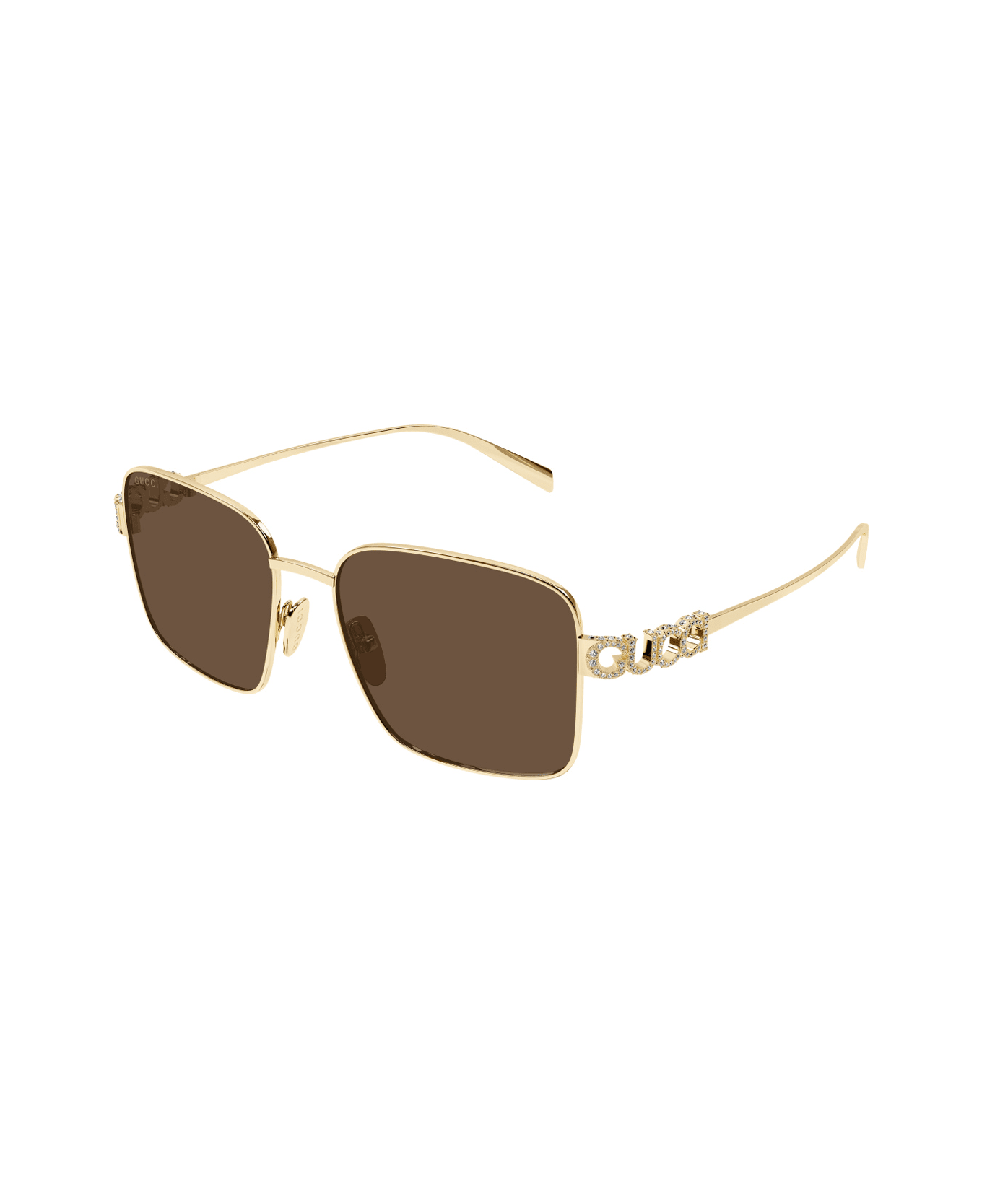 Gucci Eyewear Gucci Gg1937s Linea Name Of Brand 002 Gold Brown Sunglasses - Oro