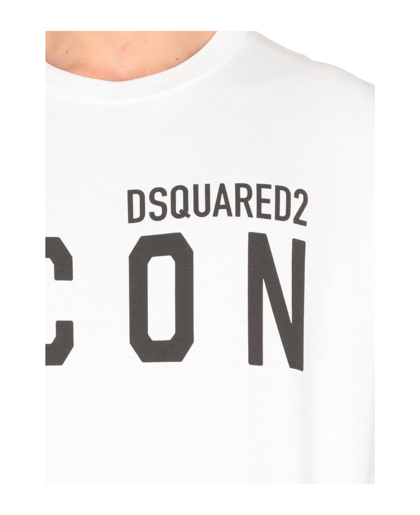 Dsquared2 Be Icon Loosel Fit Tee T-shirt - White