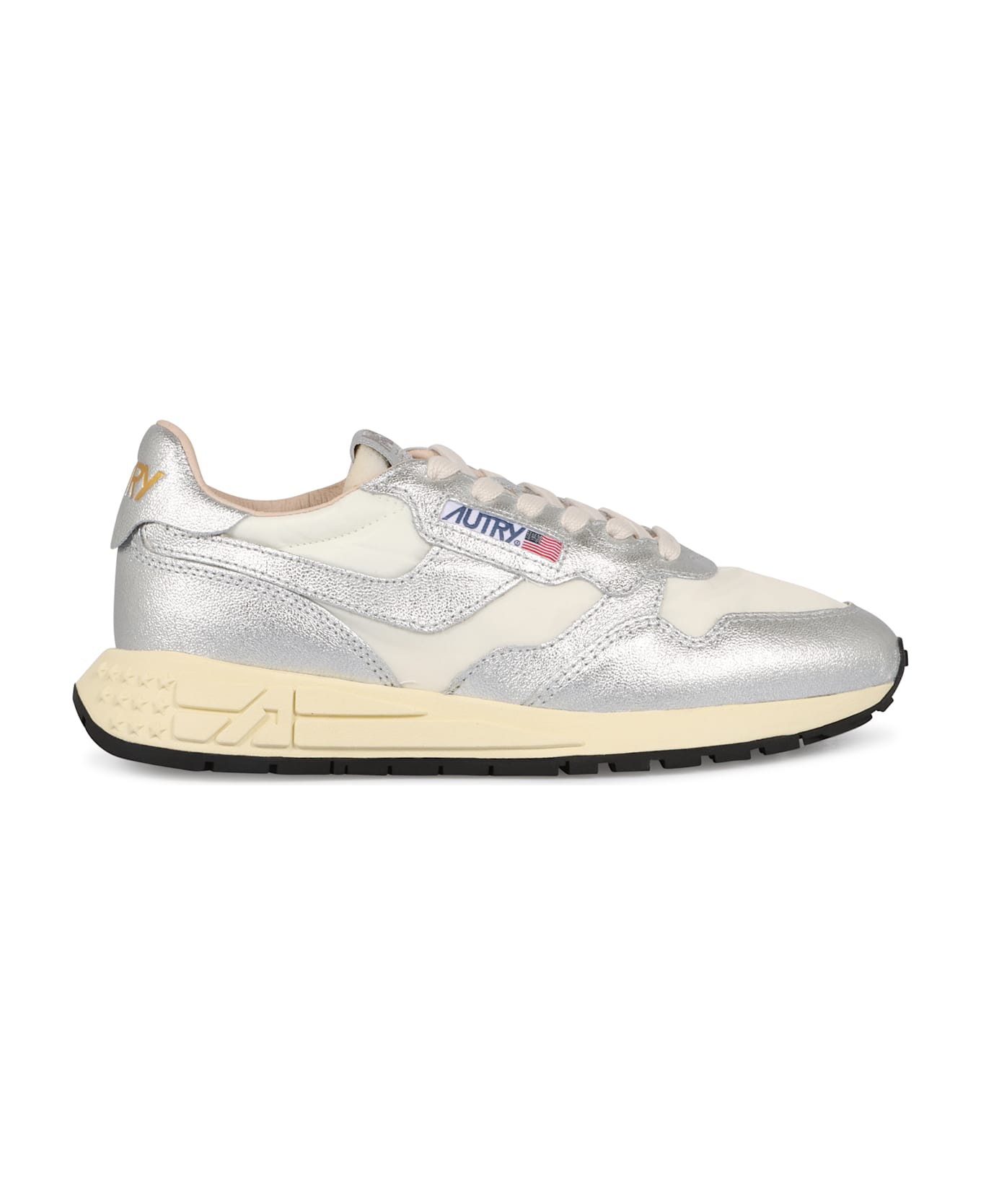 Autry Reelwind Low-top Sneakers - Wht/silv