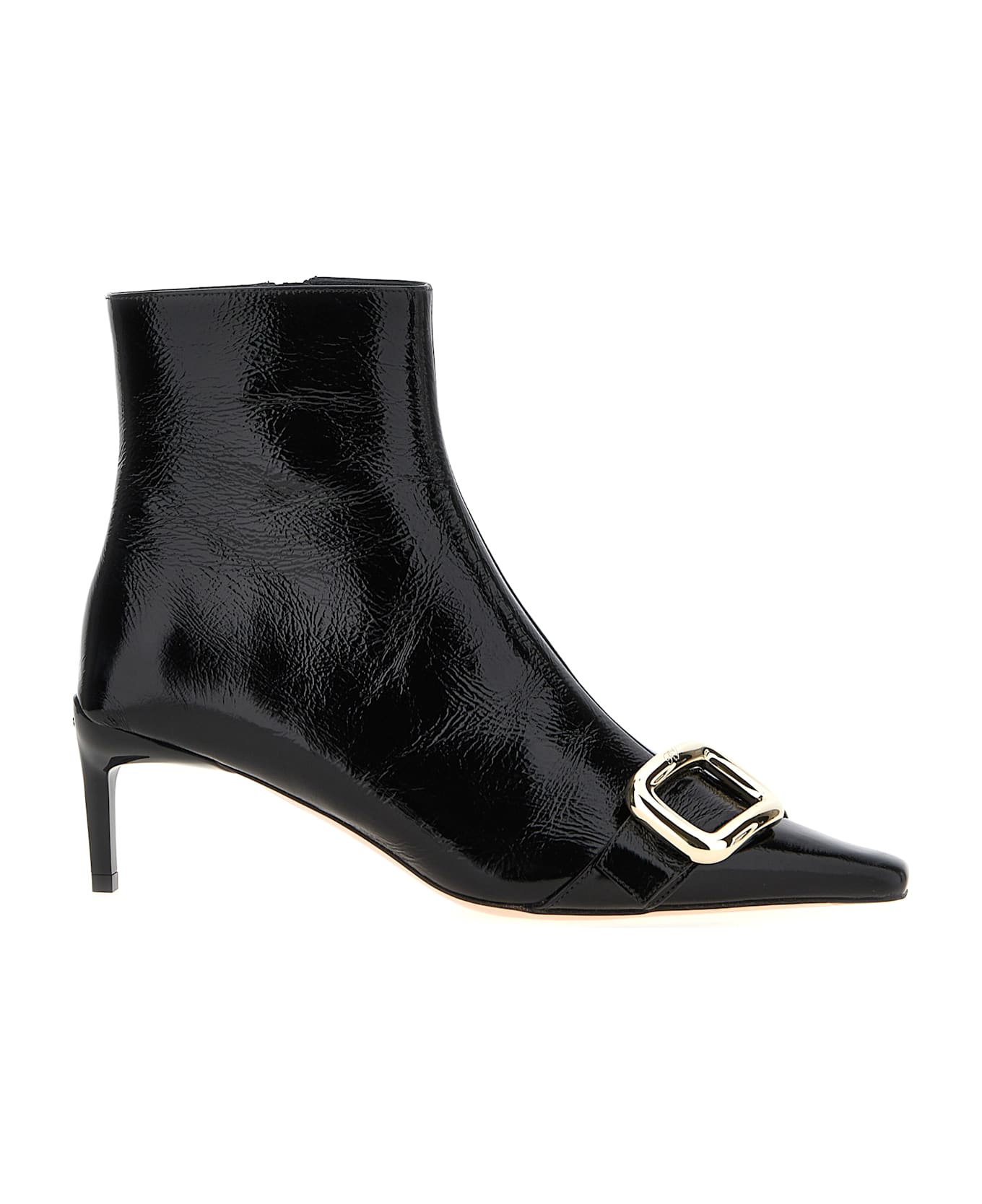 Roger Vivier 'choc Bootie' Ankle Boots - Black