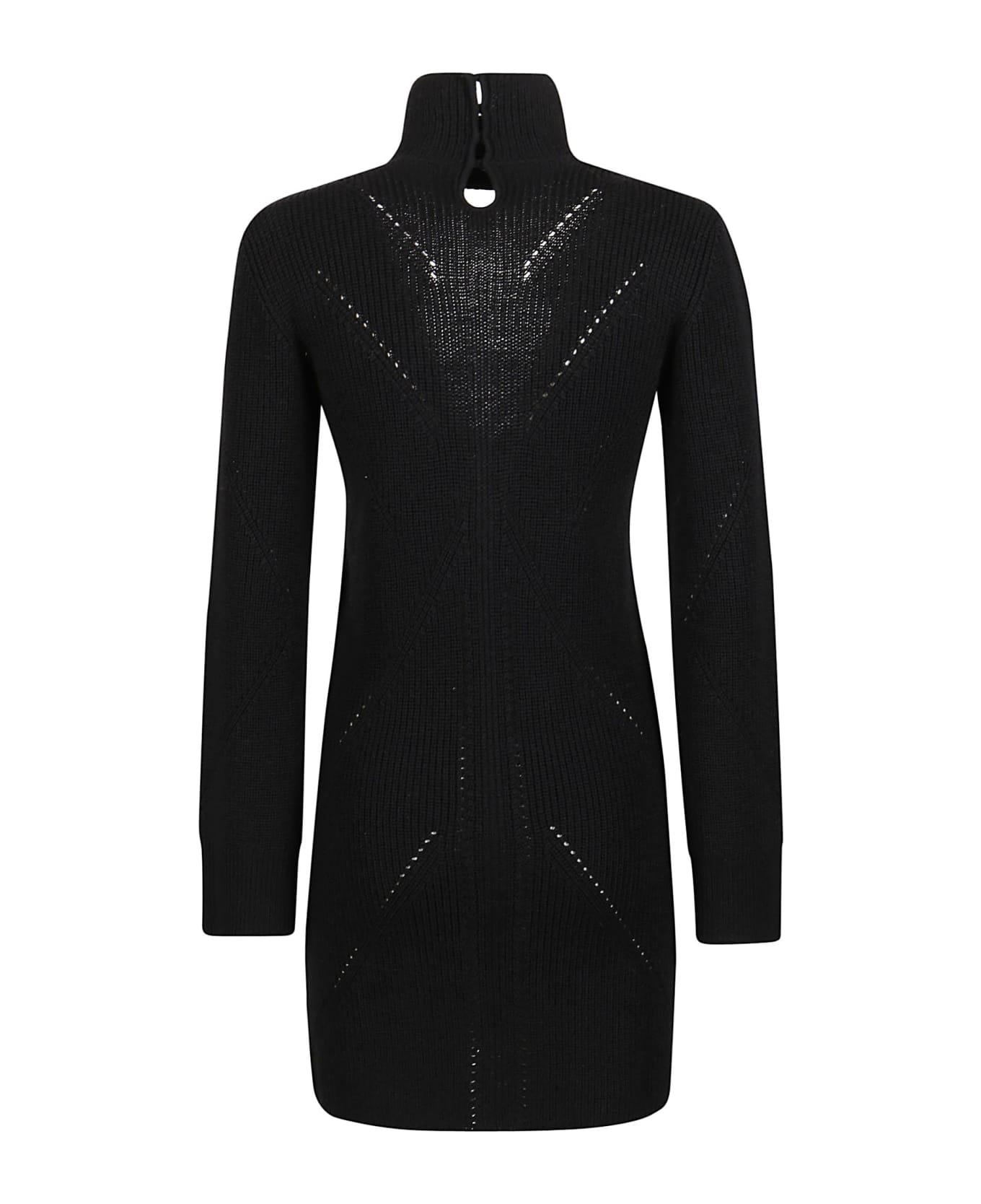 Blumarine Knitted Dress - Nero ワンピース＆ドレス