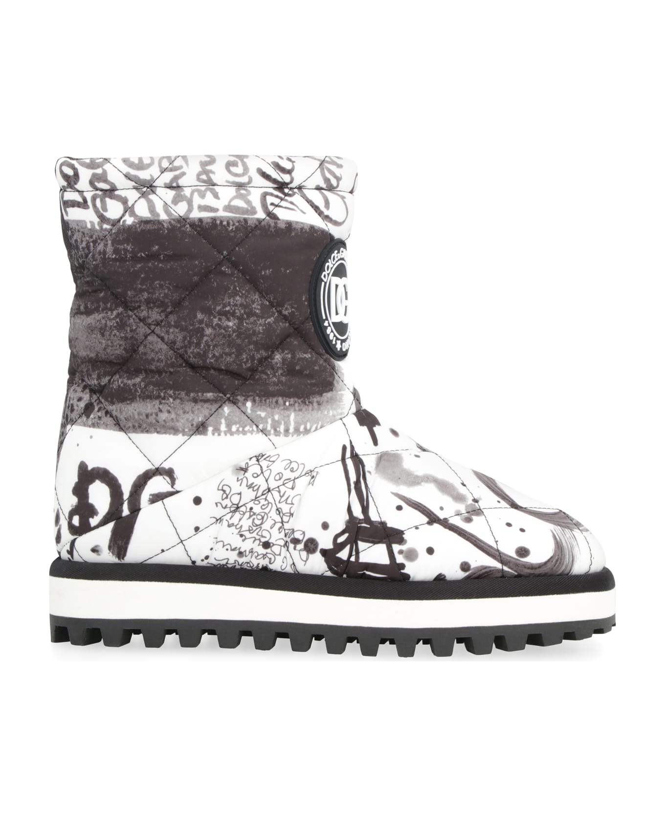 Dolce & Gabbana Printed Nylon Boots - Multicolor
