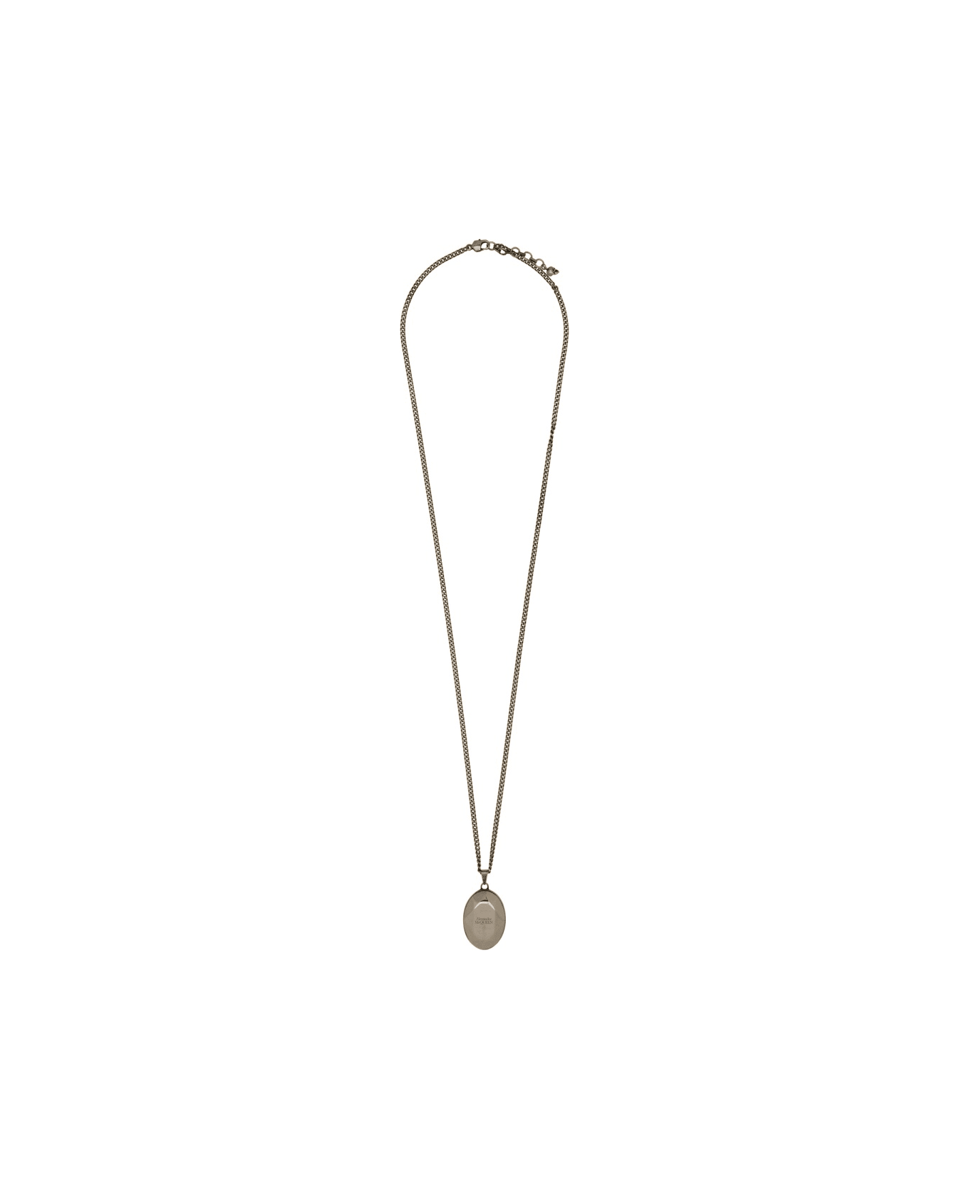 Alexander McQueen Faceted Stone Necklace - SILVER