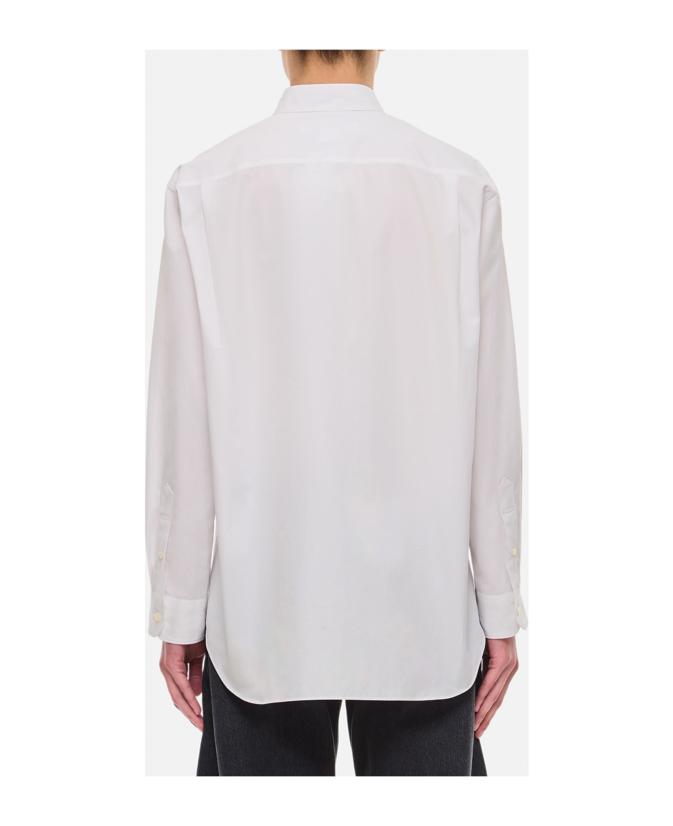 Junya Watanabe Cotton Single Pocket Shirt - White