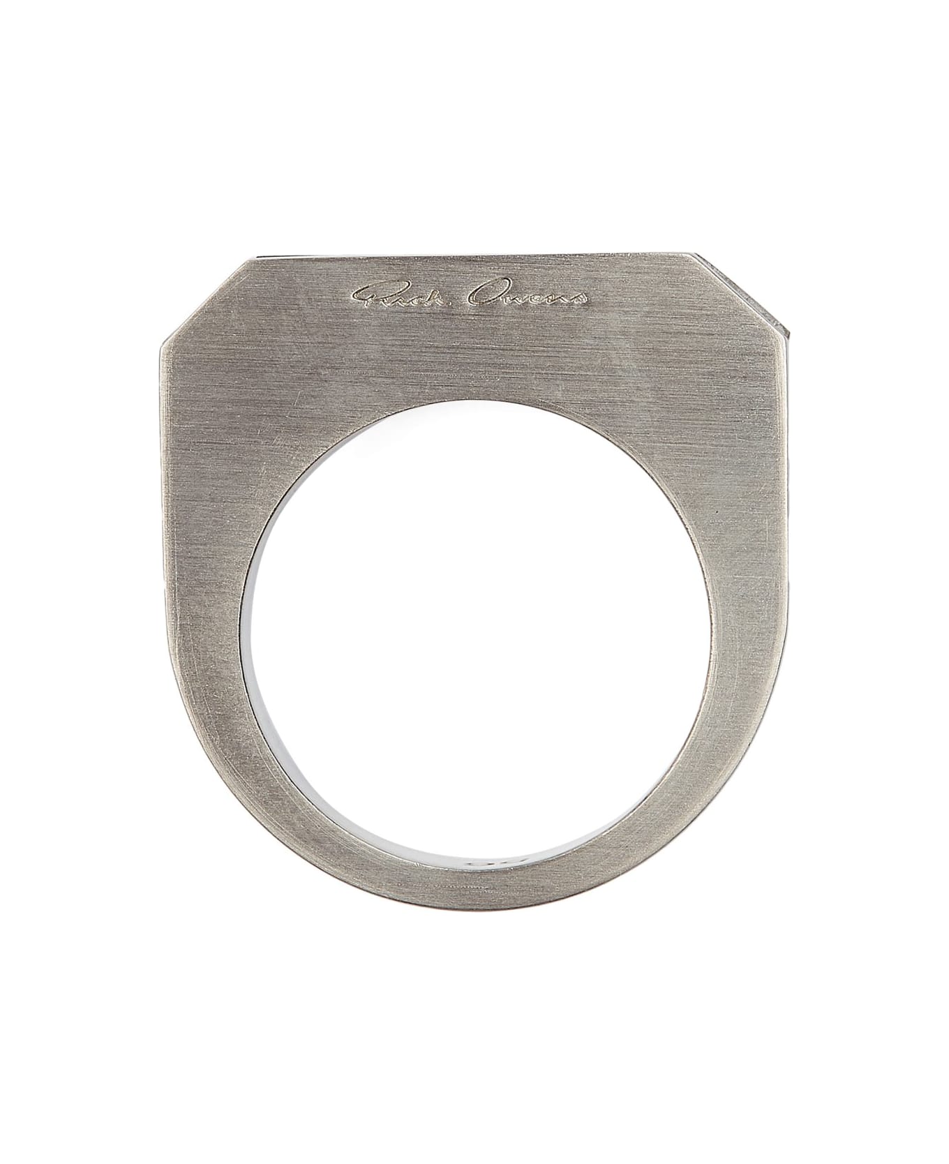 Rick Owens Crystal Hollywood Ring - Palladio