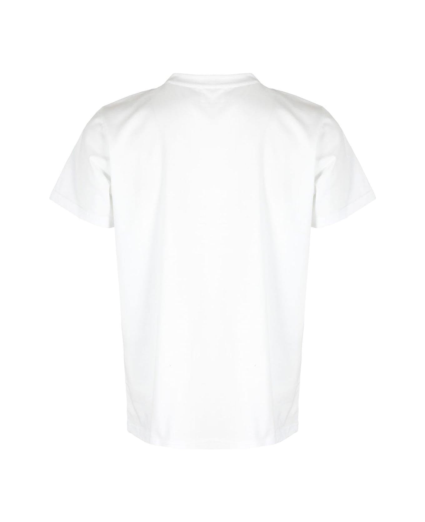 Isabel Marant Crewneck Logo Printed T-shirt - Wh White シャツ