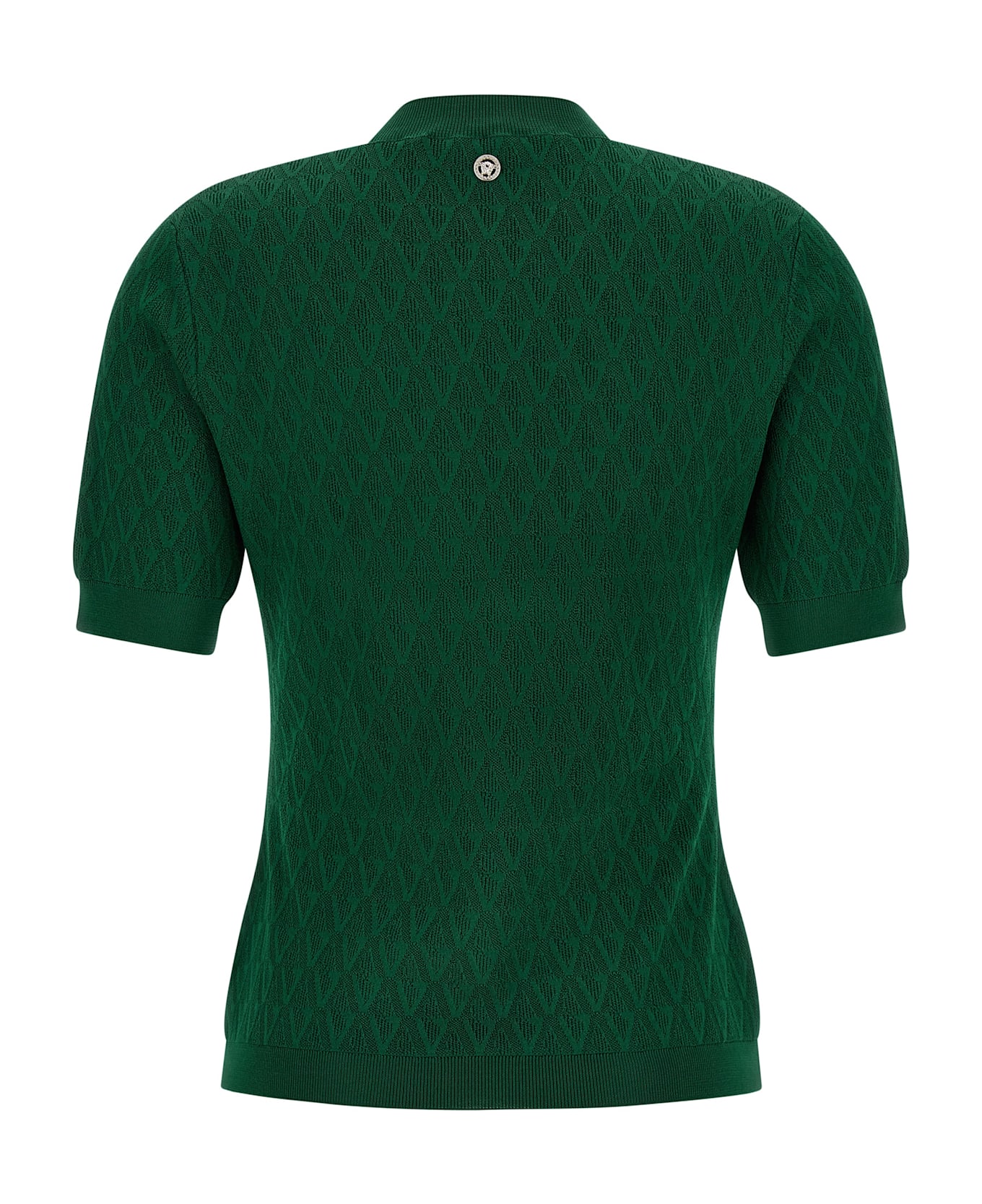 Versace V-pattern T-shirt - Green
