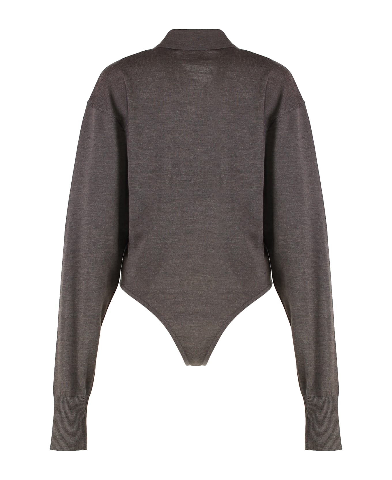 Jacquemus Tordu Merino Body - brown