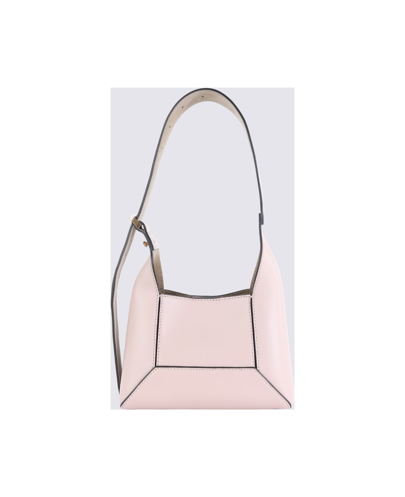 Jimmy Choo Beige Leather Shoulder Bag - MACARON/GOLD