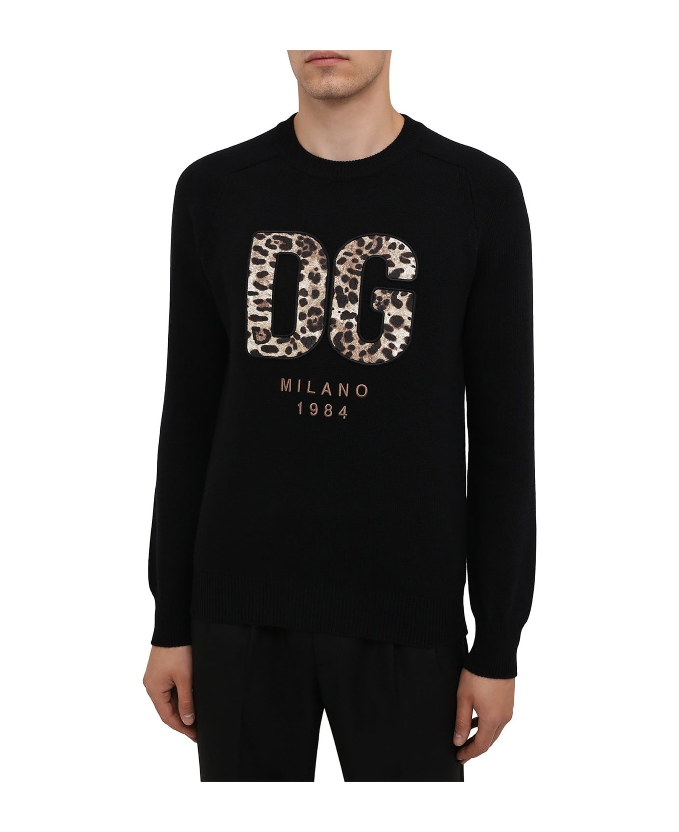 Dolce & Gabbana Wool Sweater - Black フリース