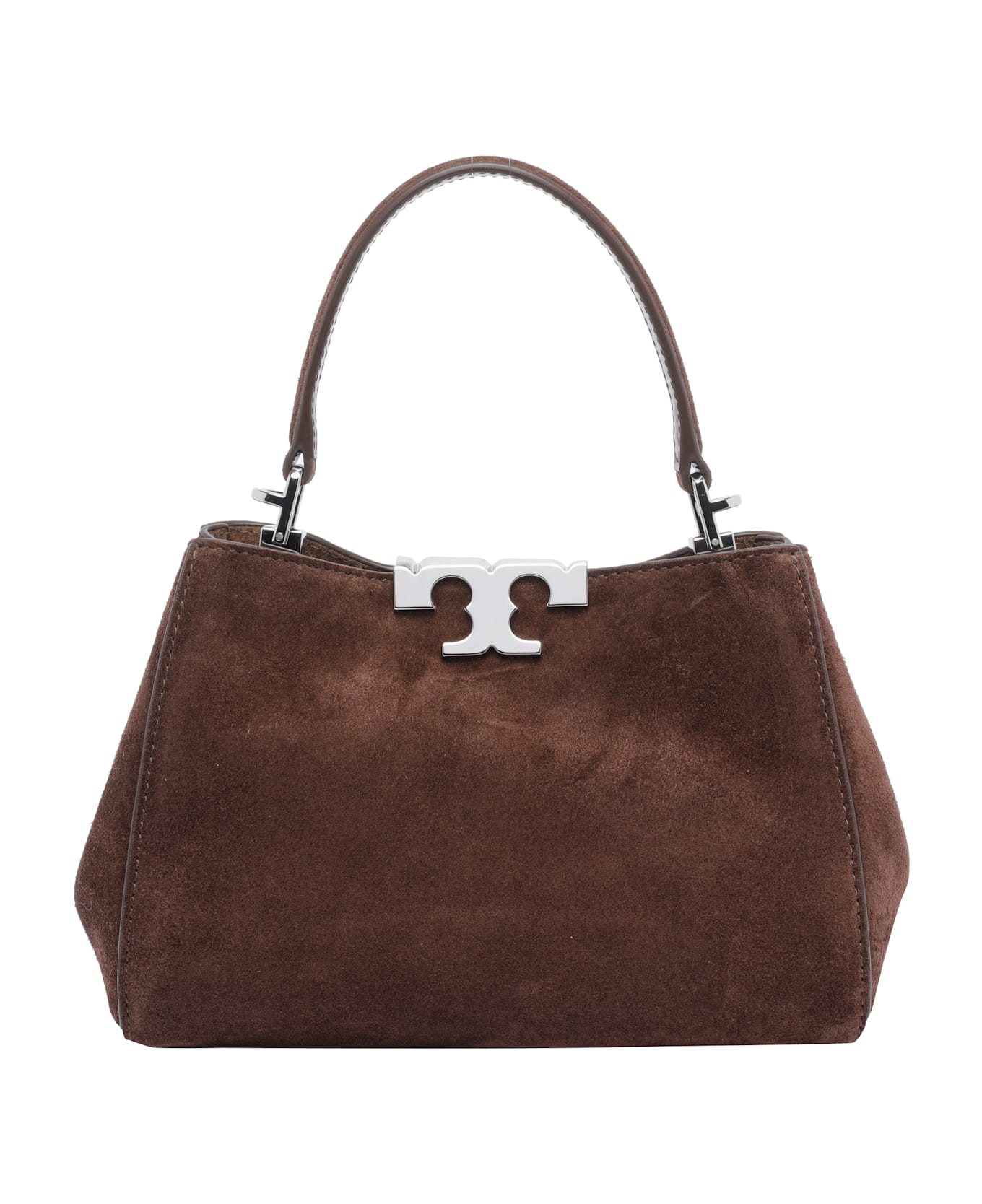 Tory Burch Mini Eleanor Suede Satchel Bag - Brown