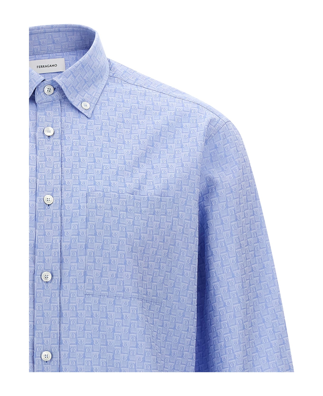 Ferragamo 
gangini
 Shirt - Light Blue