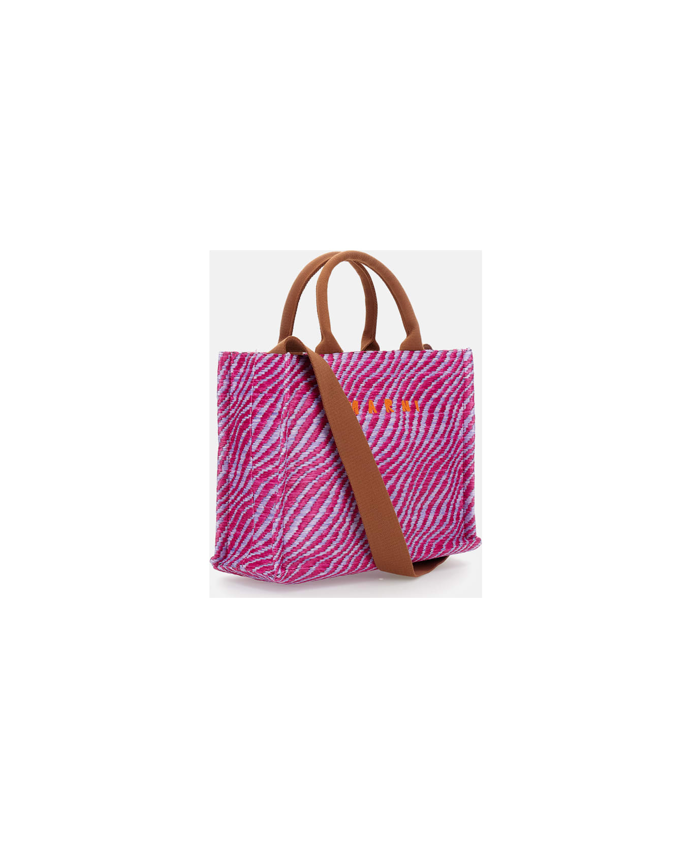 Marni Small Basket Tote Bag - Pink