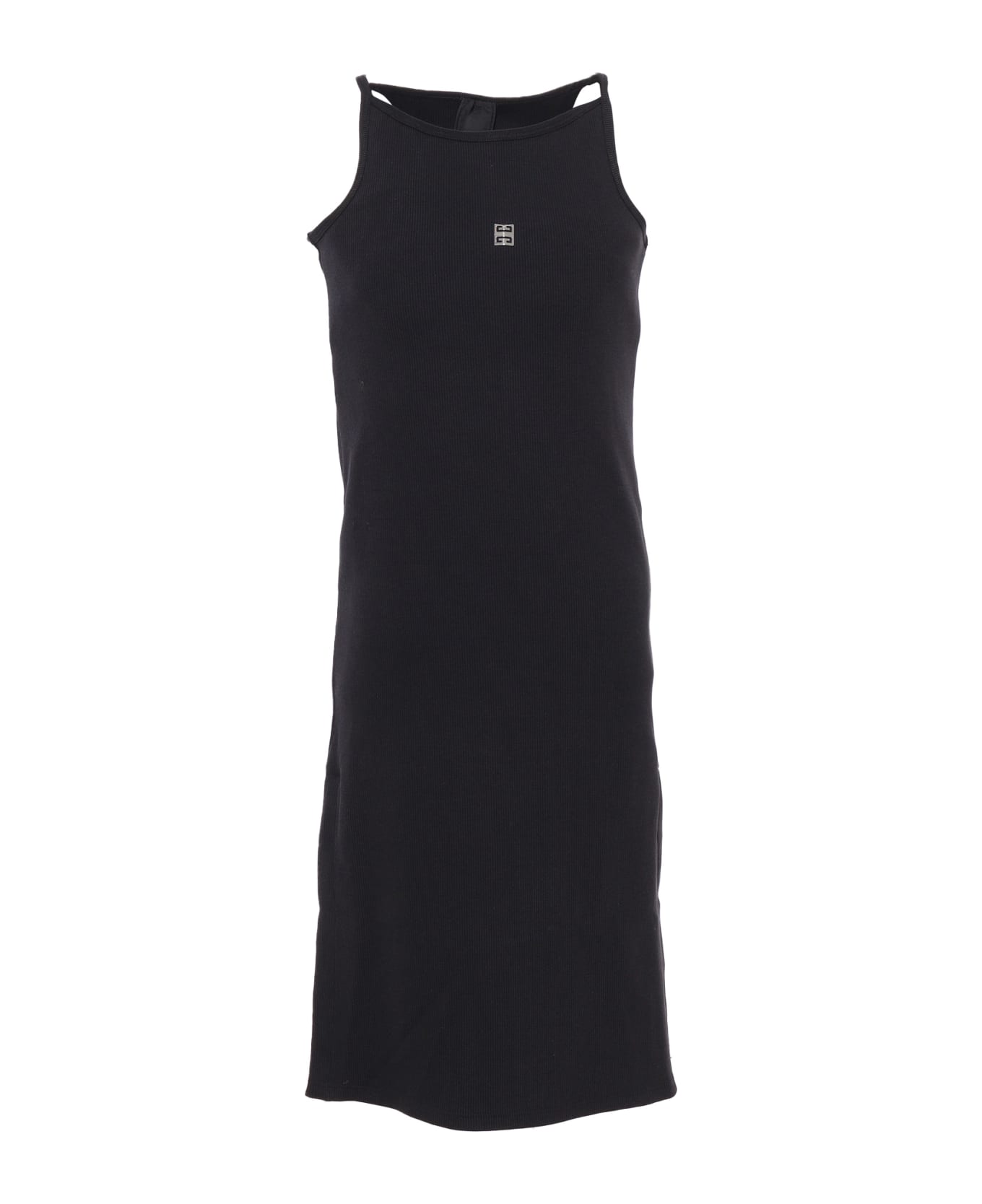 Givenchy Black Dress With Logo - BLACK