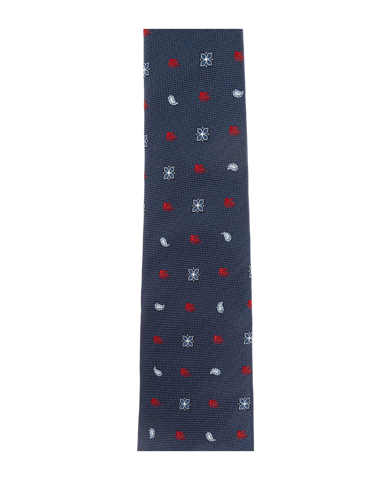 Etro Patterned Tie - BLUE