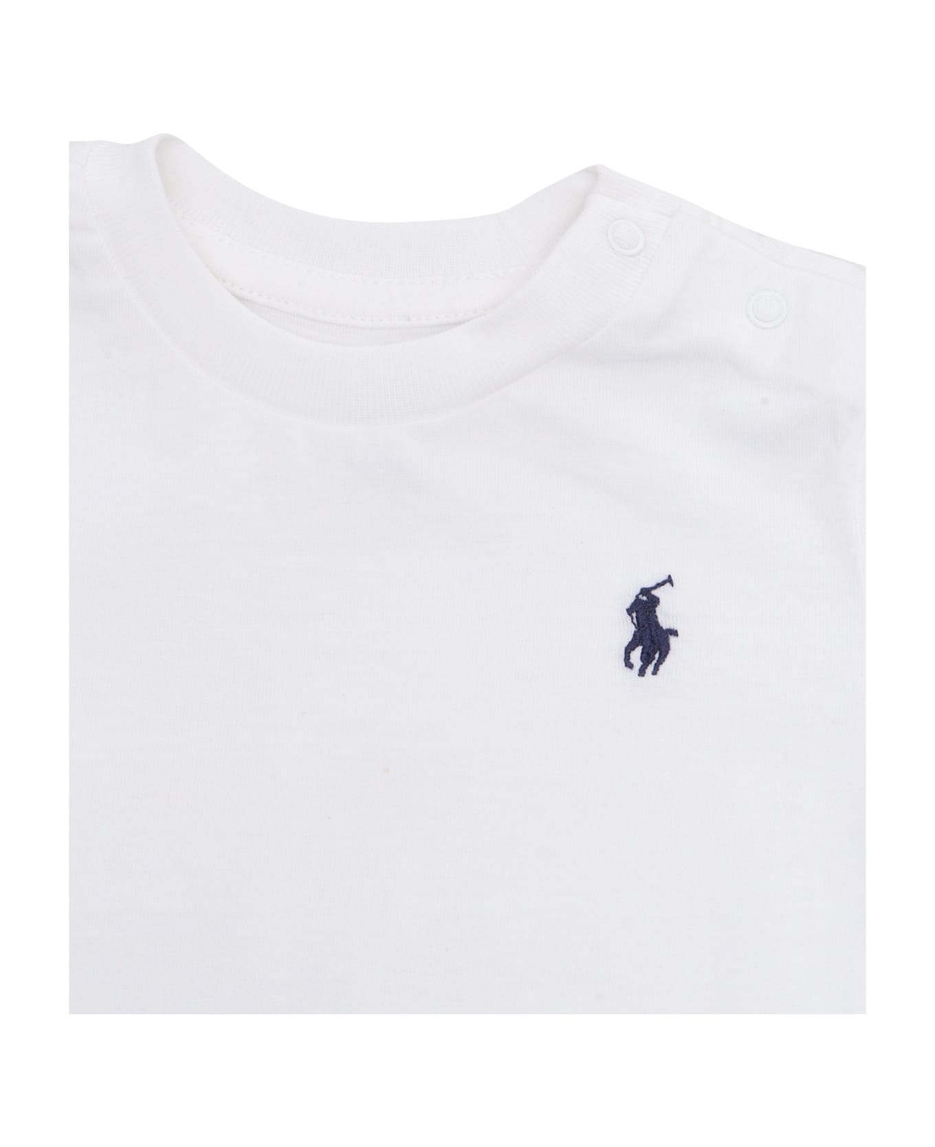Polo Ralph Lauren Ss Cn-tops-t-shirt - WHITE