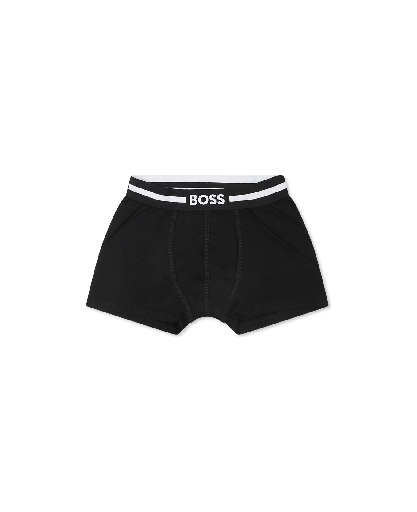 Hugo Boss Black Boxer For Boy With Logo - Black