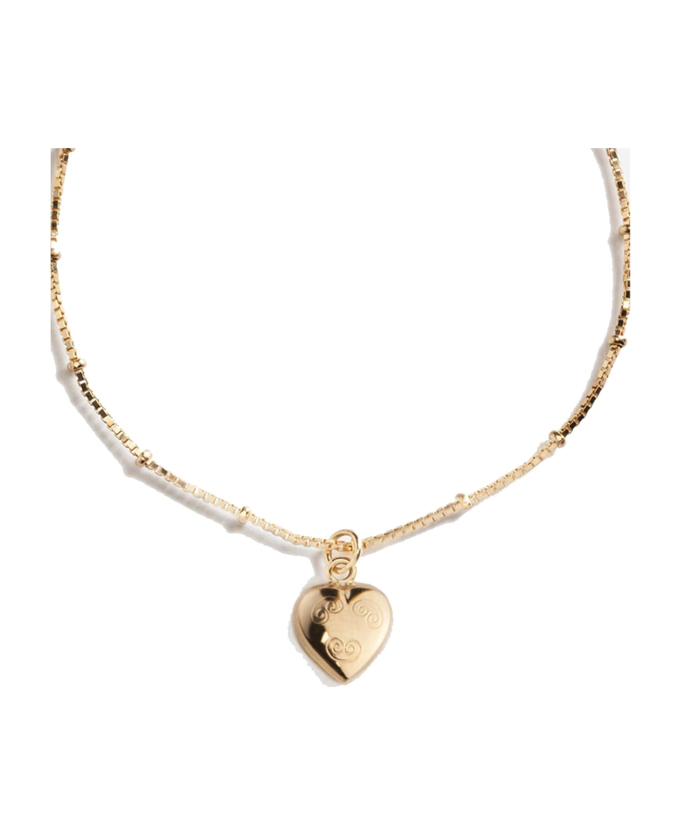 Dolce & Gabbana Bracelet With Heart Charm - Gold