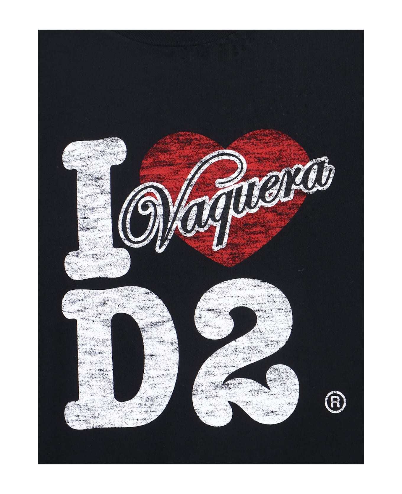 Dsquared2 X Vaquera Logo T-shirt - Black  