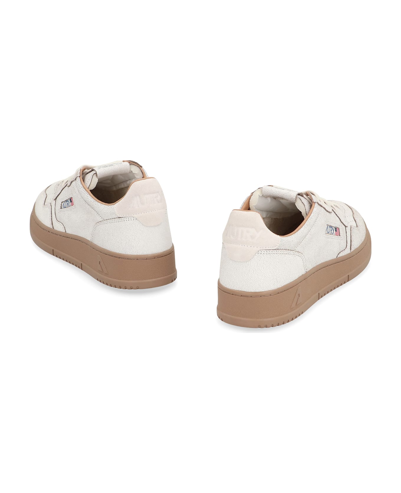 Autry Medalist Leather Low-top Sneakers - White