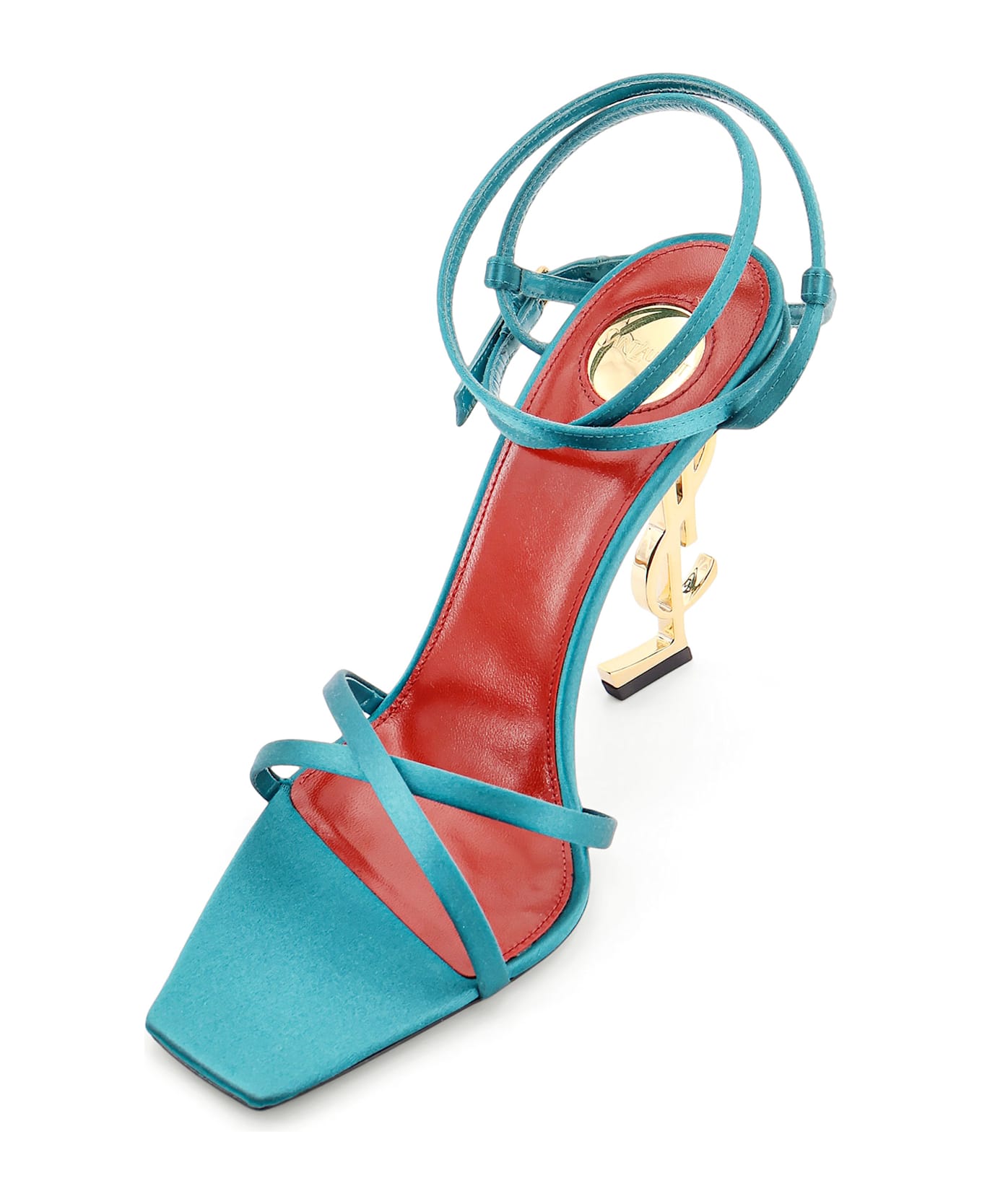 Saint Laurent Opyum Sandals - Blue