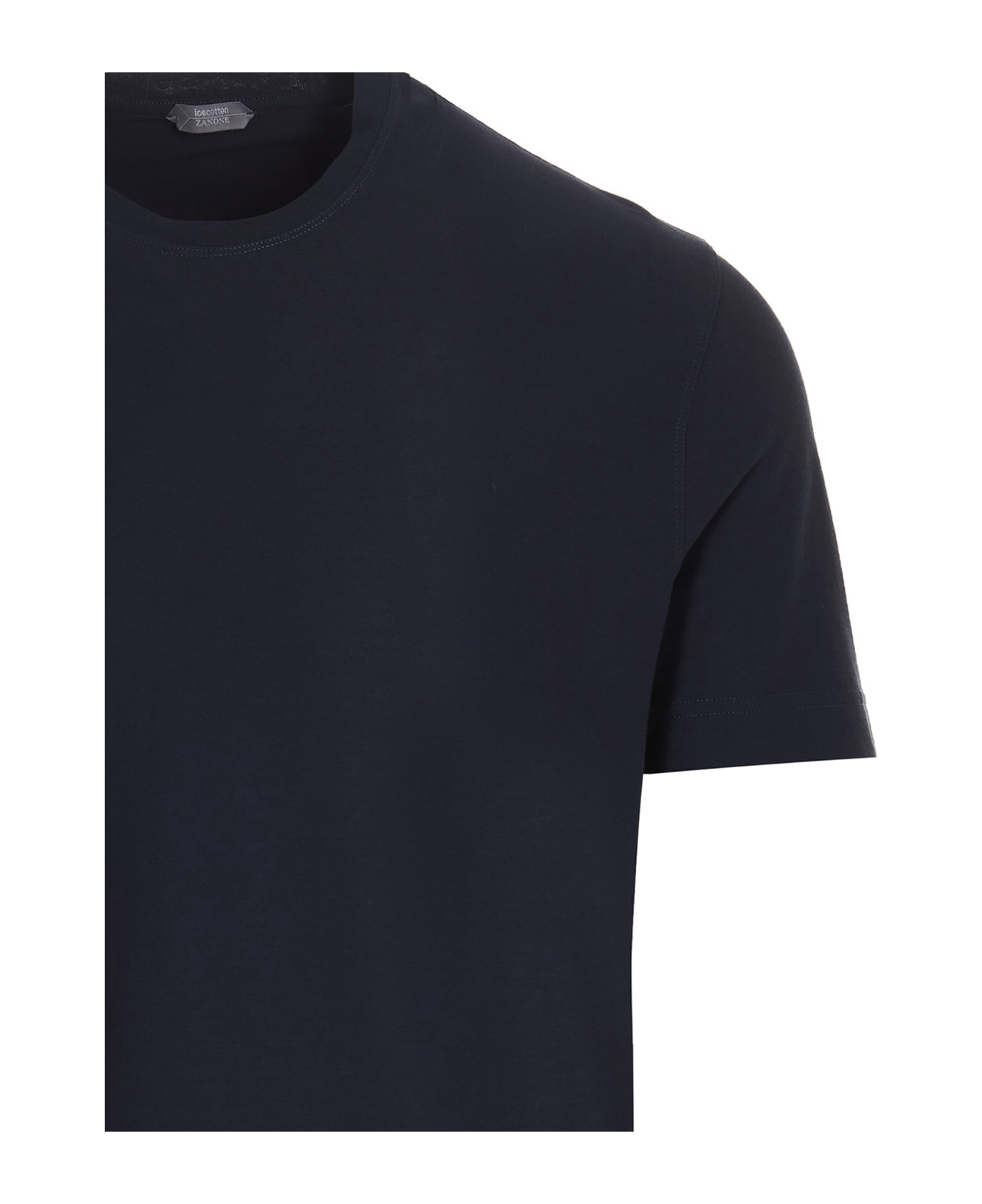 Zanone Ice Cotton T-shirt - Blu aperto
