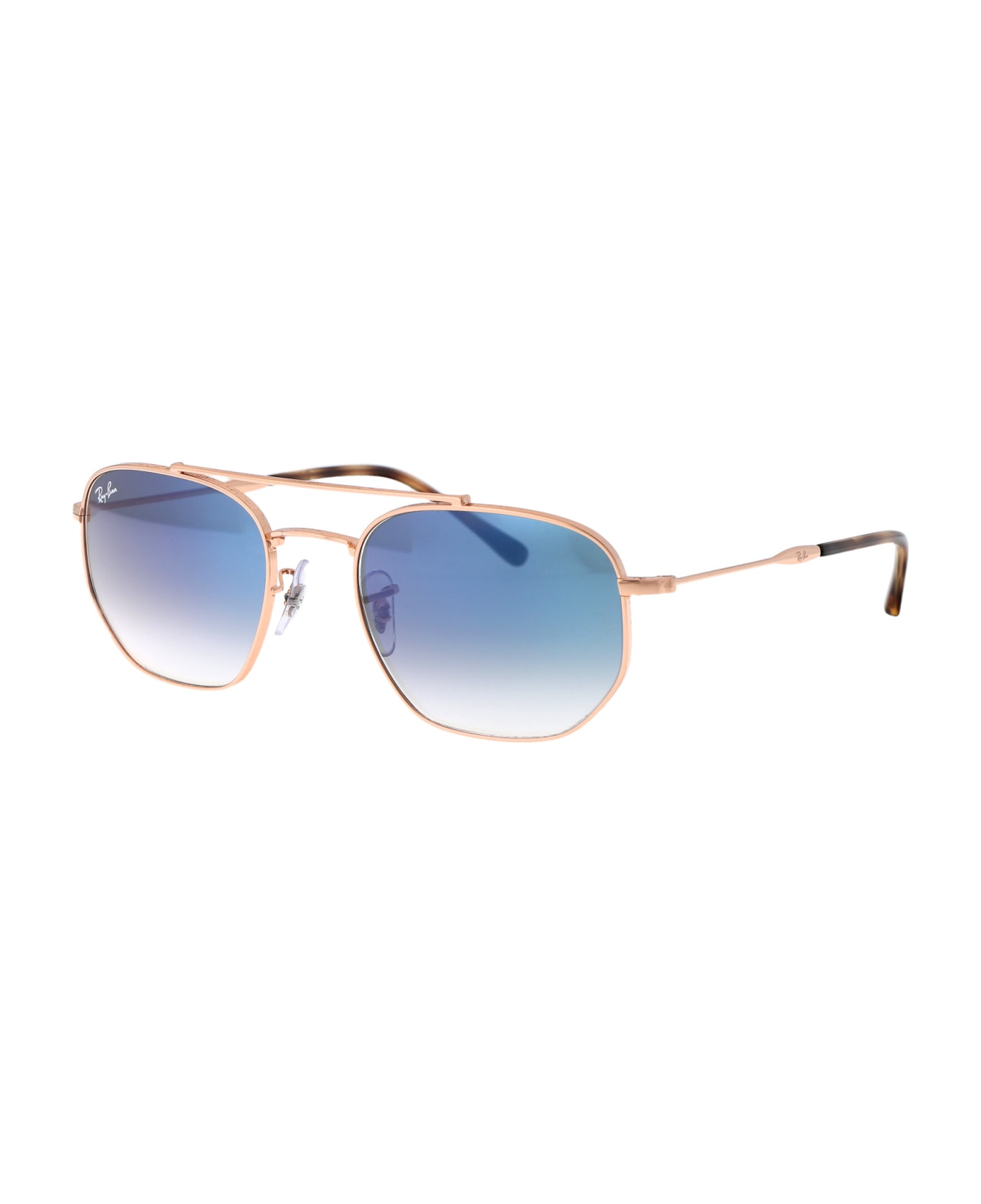 Ray-Ban 0rb3707 Sunglasses - 92023F Rose Gold