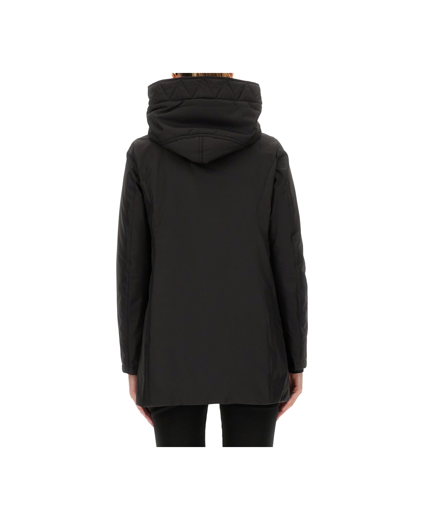 Fay Coat With Toggle - BLACK