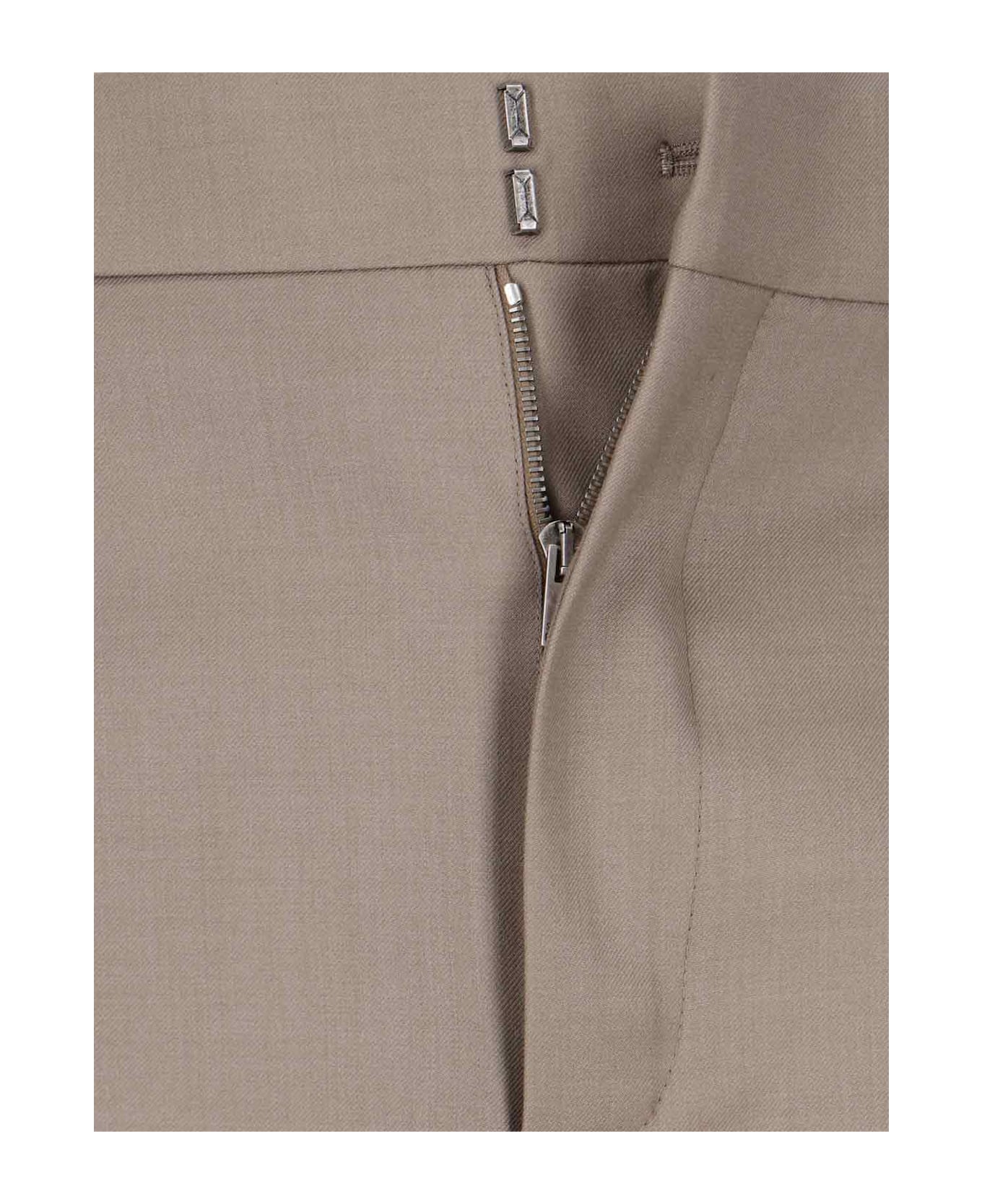 Saint Laurent Cashmere Pants - Beige