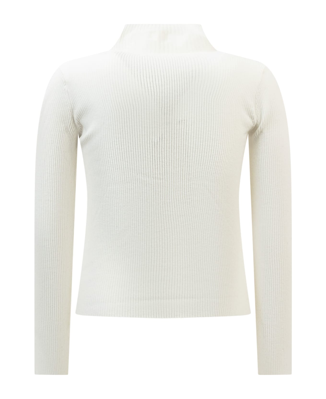 TwinSet Turtleneck Sweater - OFF WHITE