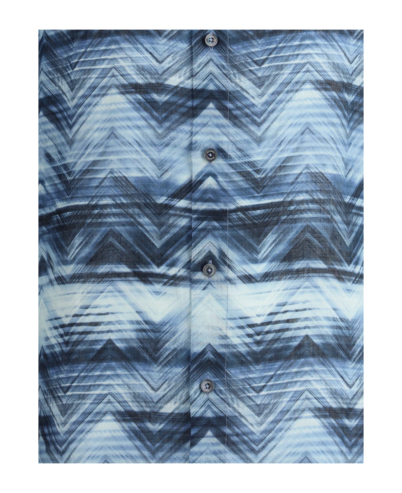 Missoni Short Sleeve Shirt Zigzag Pattern