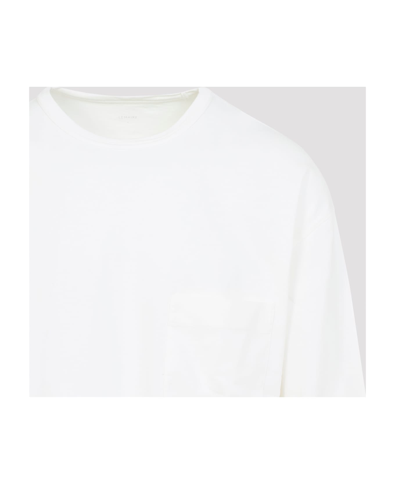 Lemaire Long Sleeve T-shirt - Light Cream