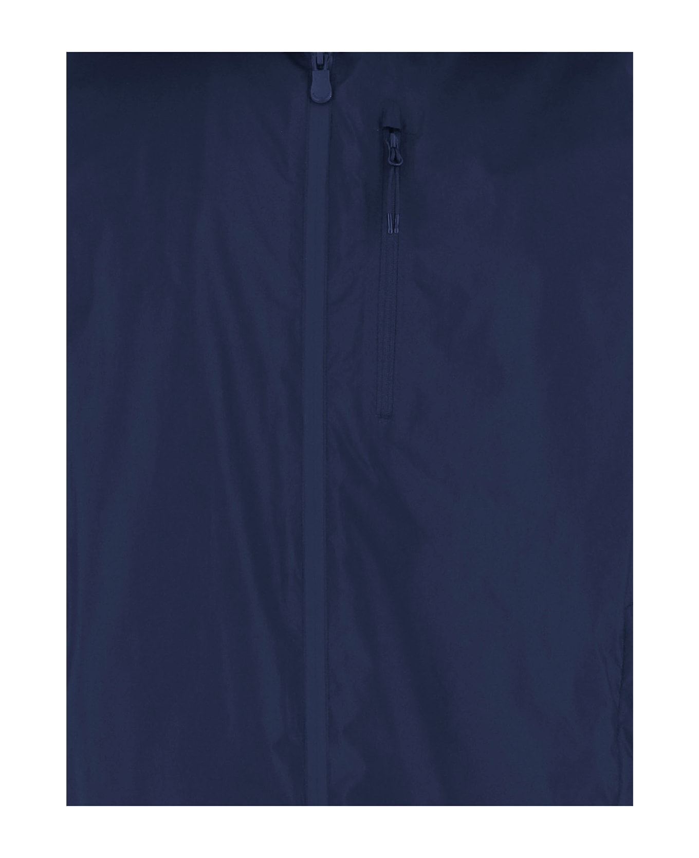 Save the Duck Lightweight Jacket With Hood And Chest Pocket - Blue