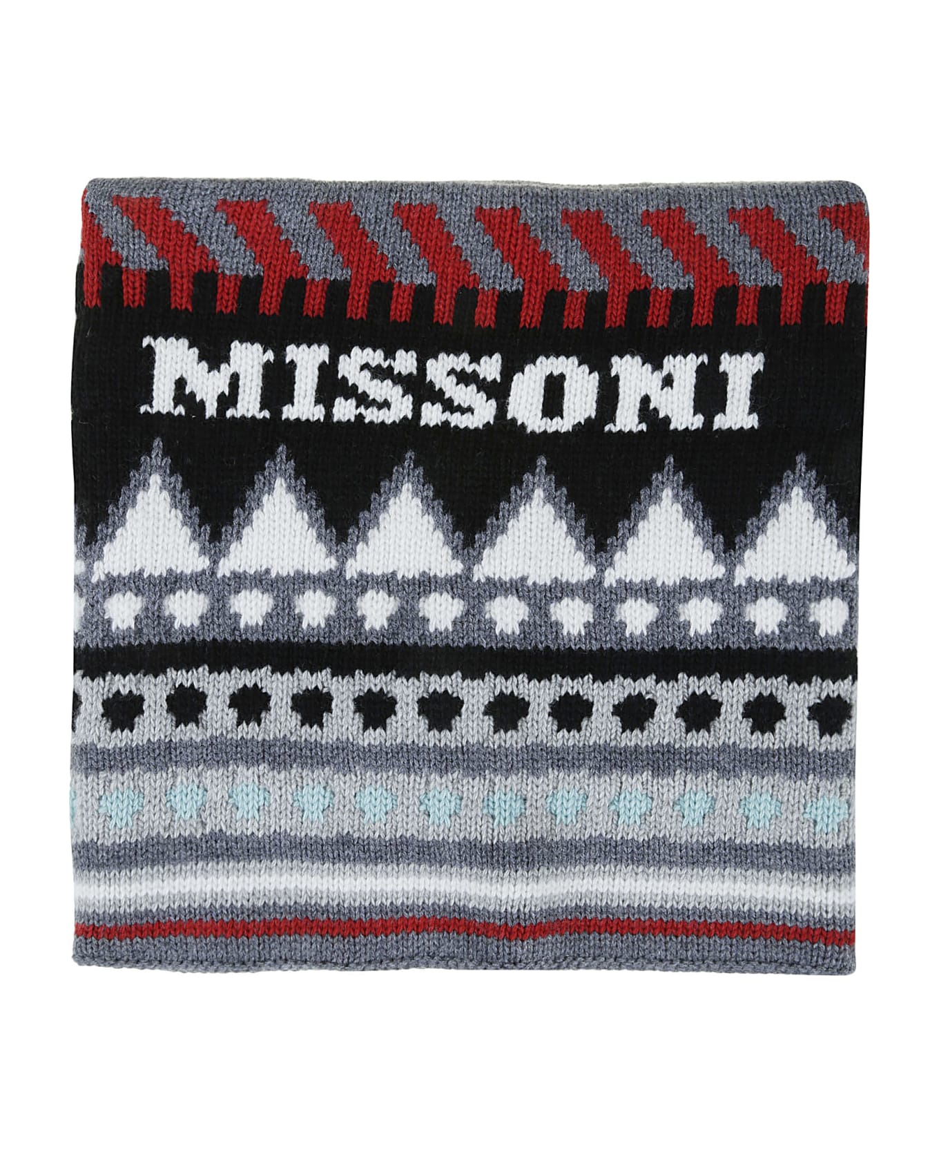 Missoni Neck - Black Grey スカーフ