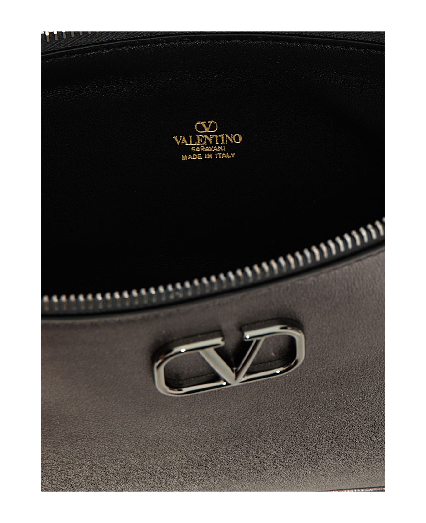 Valentino Garavani 'vlogo Signature' Shoulder Bag - Gray