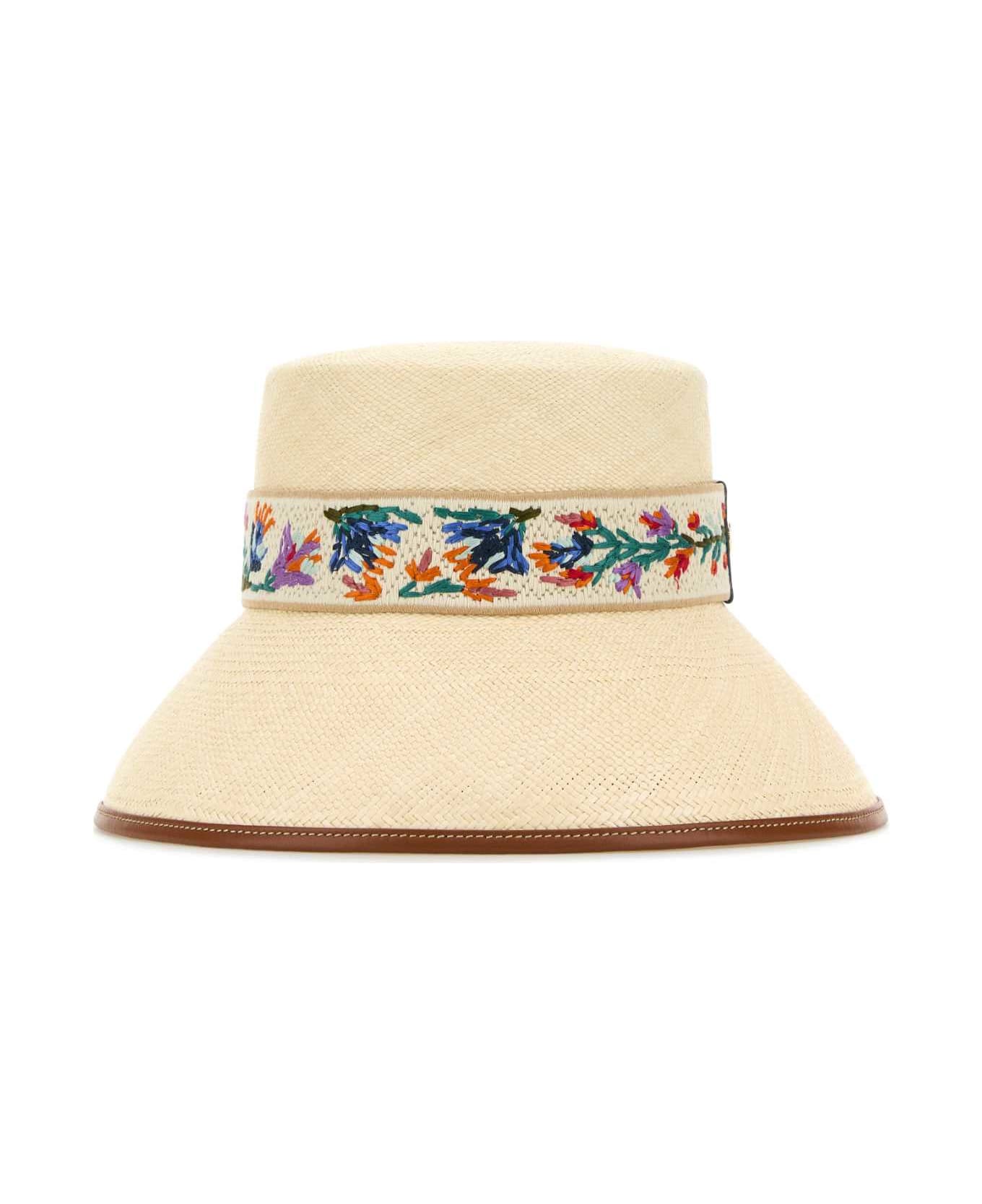Valentino Garavani Straw Bucket Hat - NATSELMLTCANTIQUE 帽子