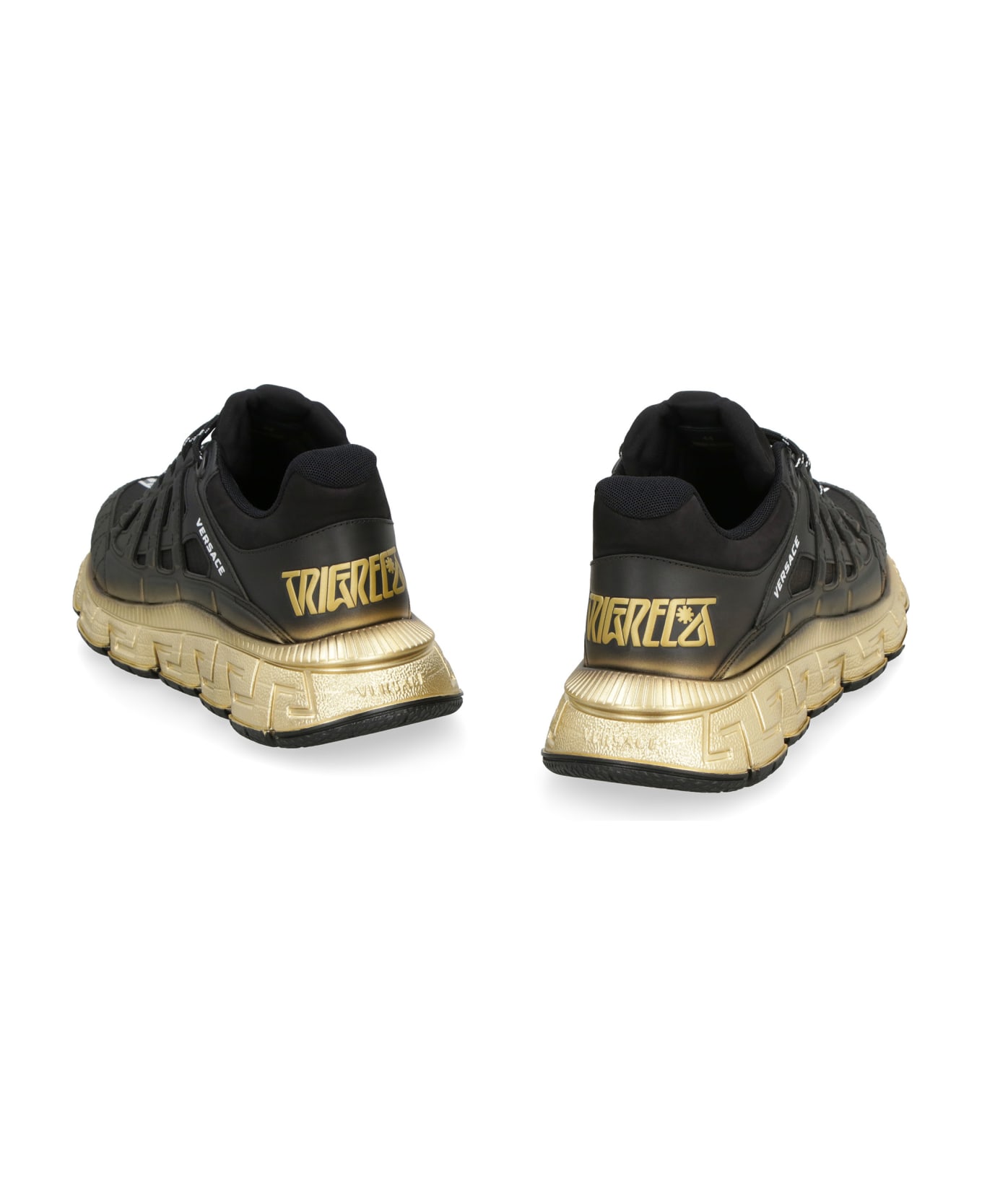 Versace Trigreca Low-top Sneakers - black
