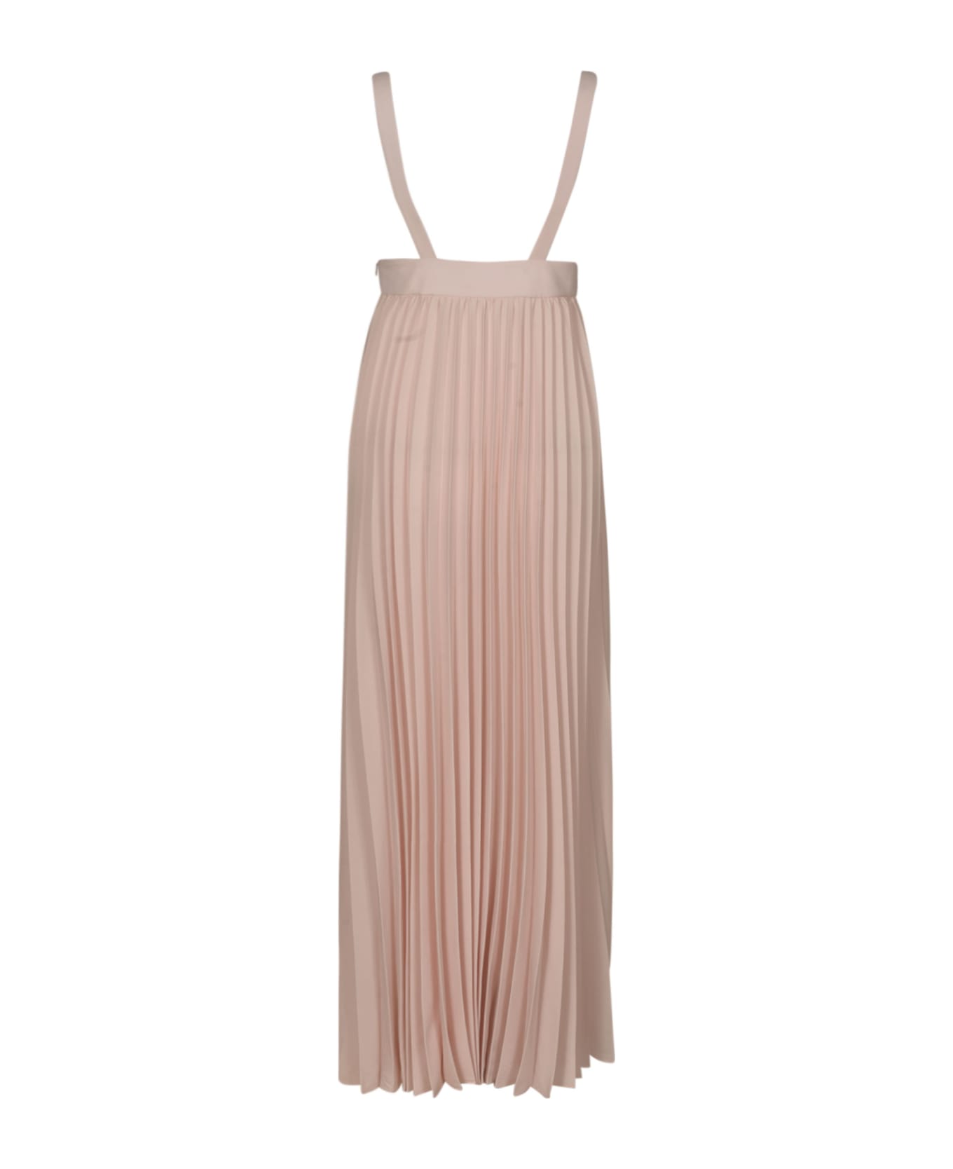 Parosh Pleated Long Dress - Pink ワンピース＆ドレス