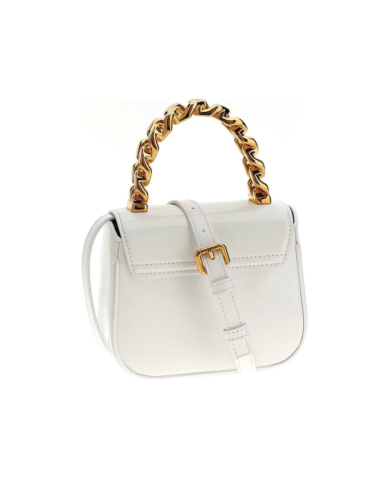 Versace 'la Medusa' Mini Handbag - White