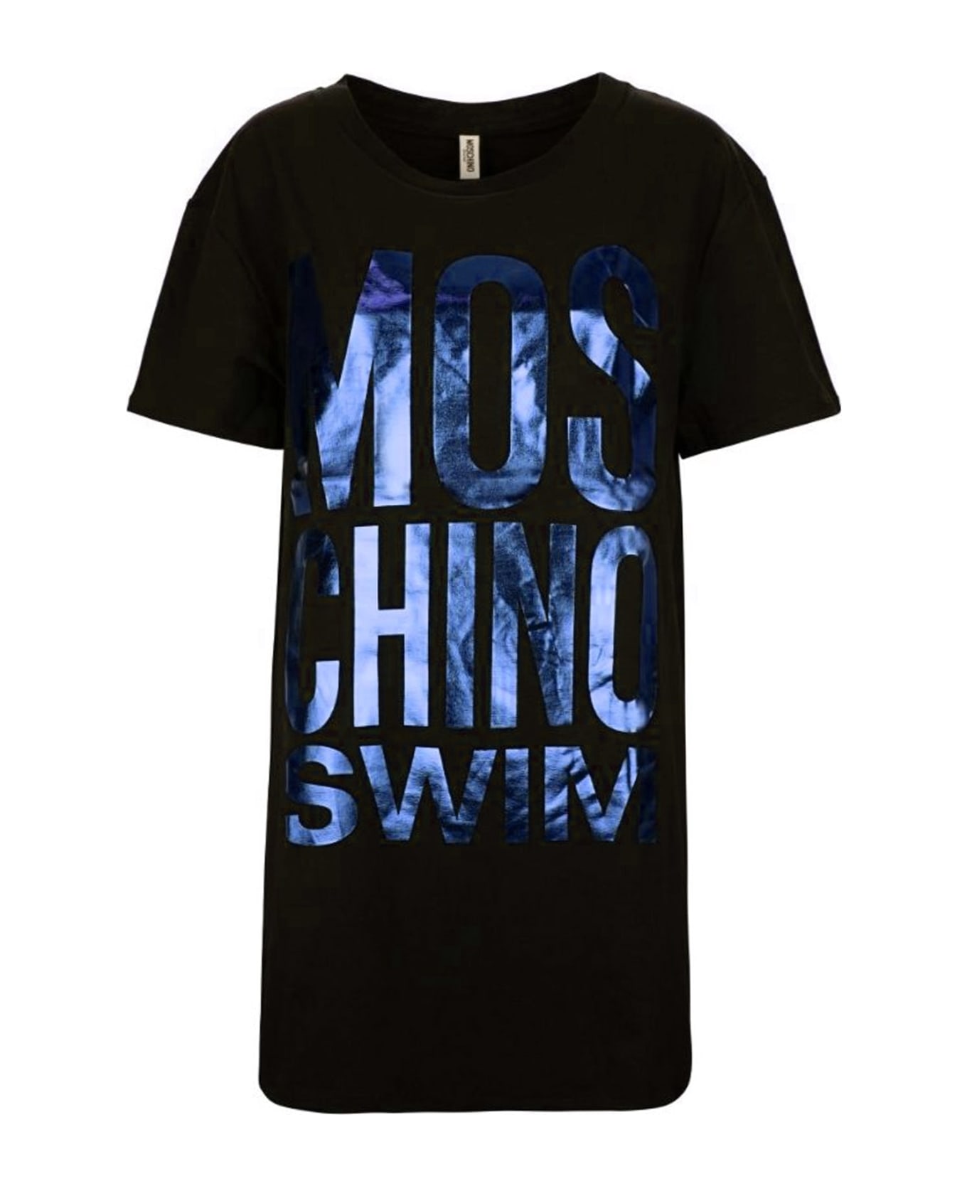 Moschino Swim Logo T-shirt - Black