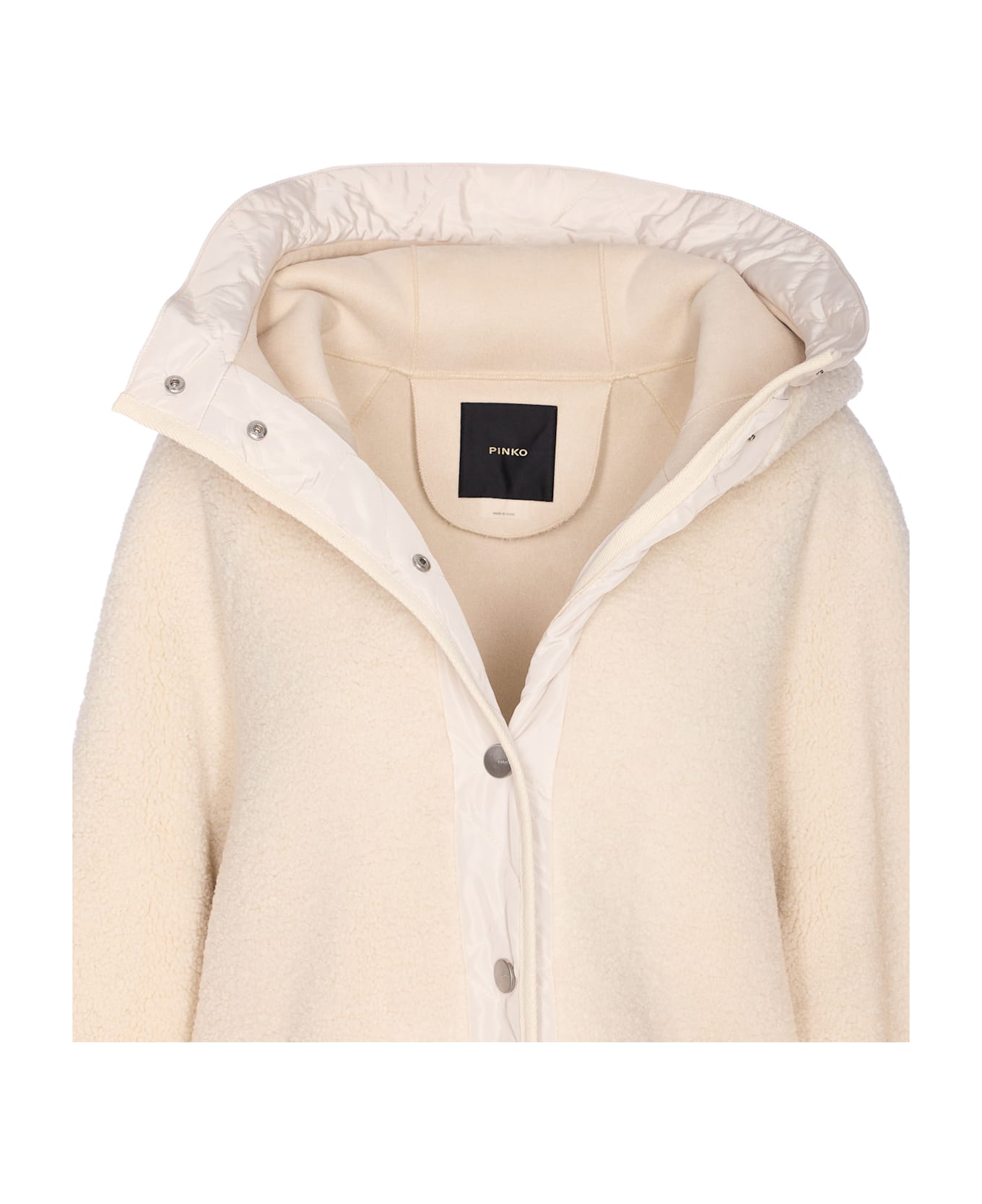 Pinko Capperi Caban - White