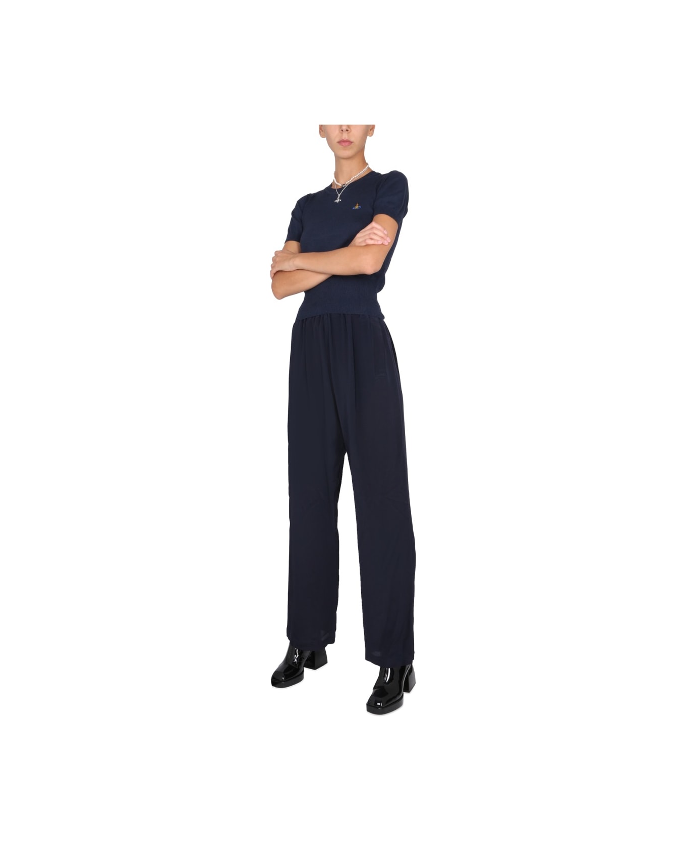 Vivienne Westwood Kung Fu Pants - BLUE