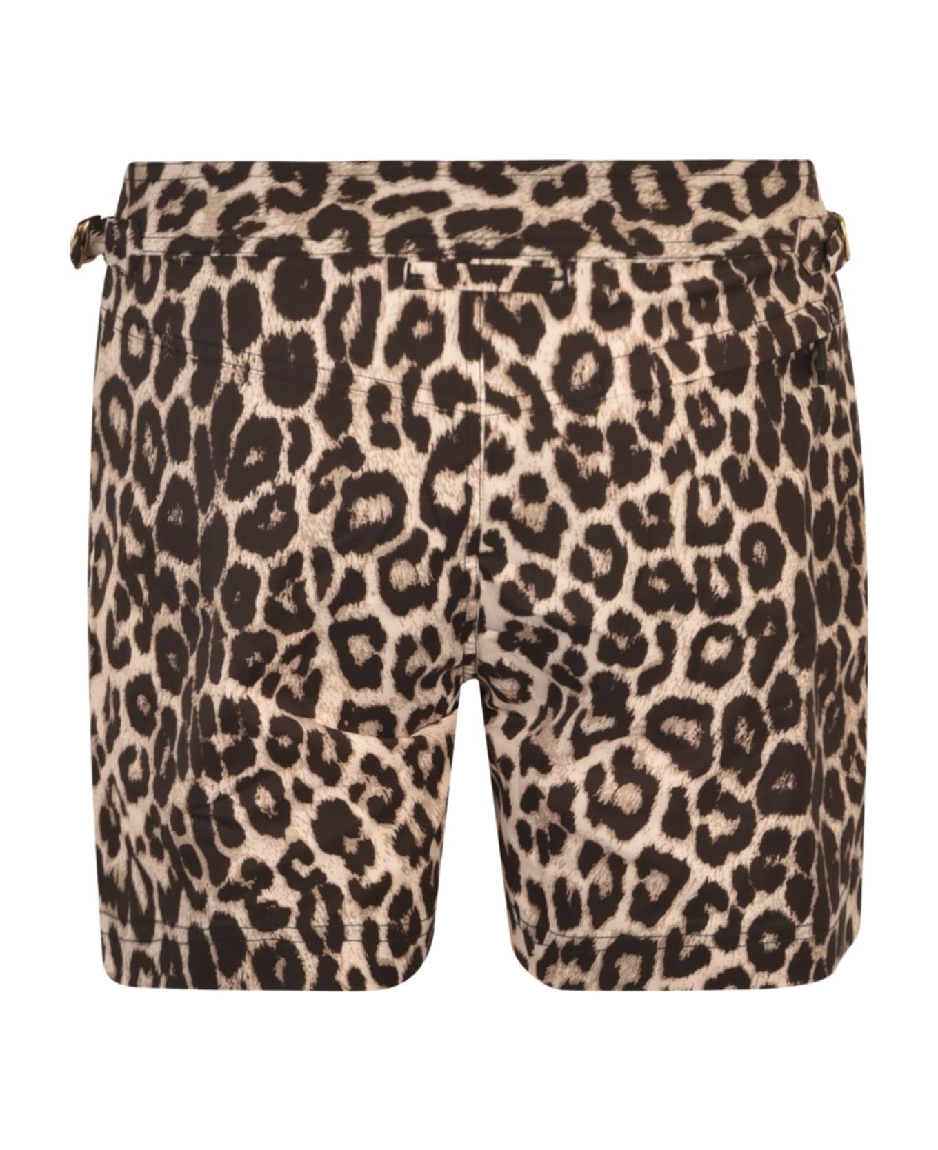 Tom Ford Animalier Print Belted Shorts - MULTICOLOR