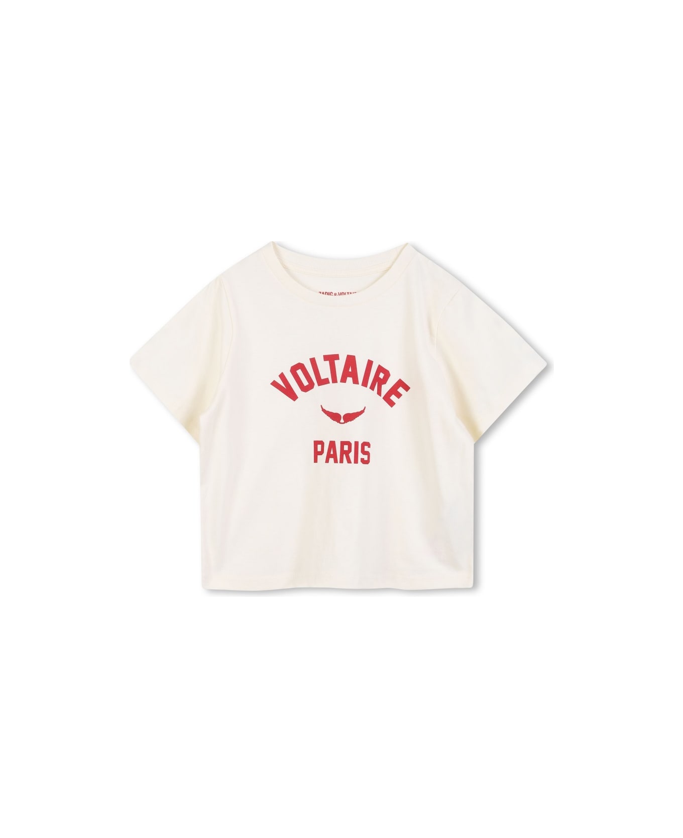 Zadig & Voltaire T-shirt With Logo - POWDER