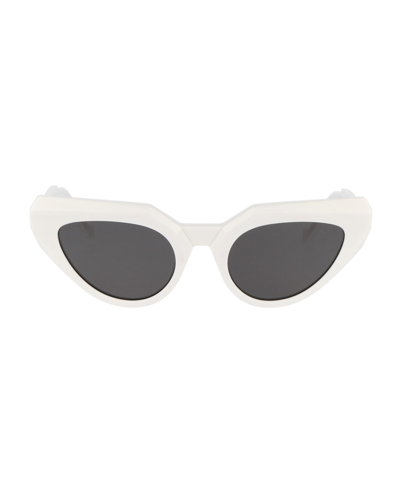 VAVA Bl0028 Sunglasses - WHITE|BLACK FLEX HINGES|BLACK LENSES サングラス