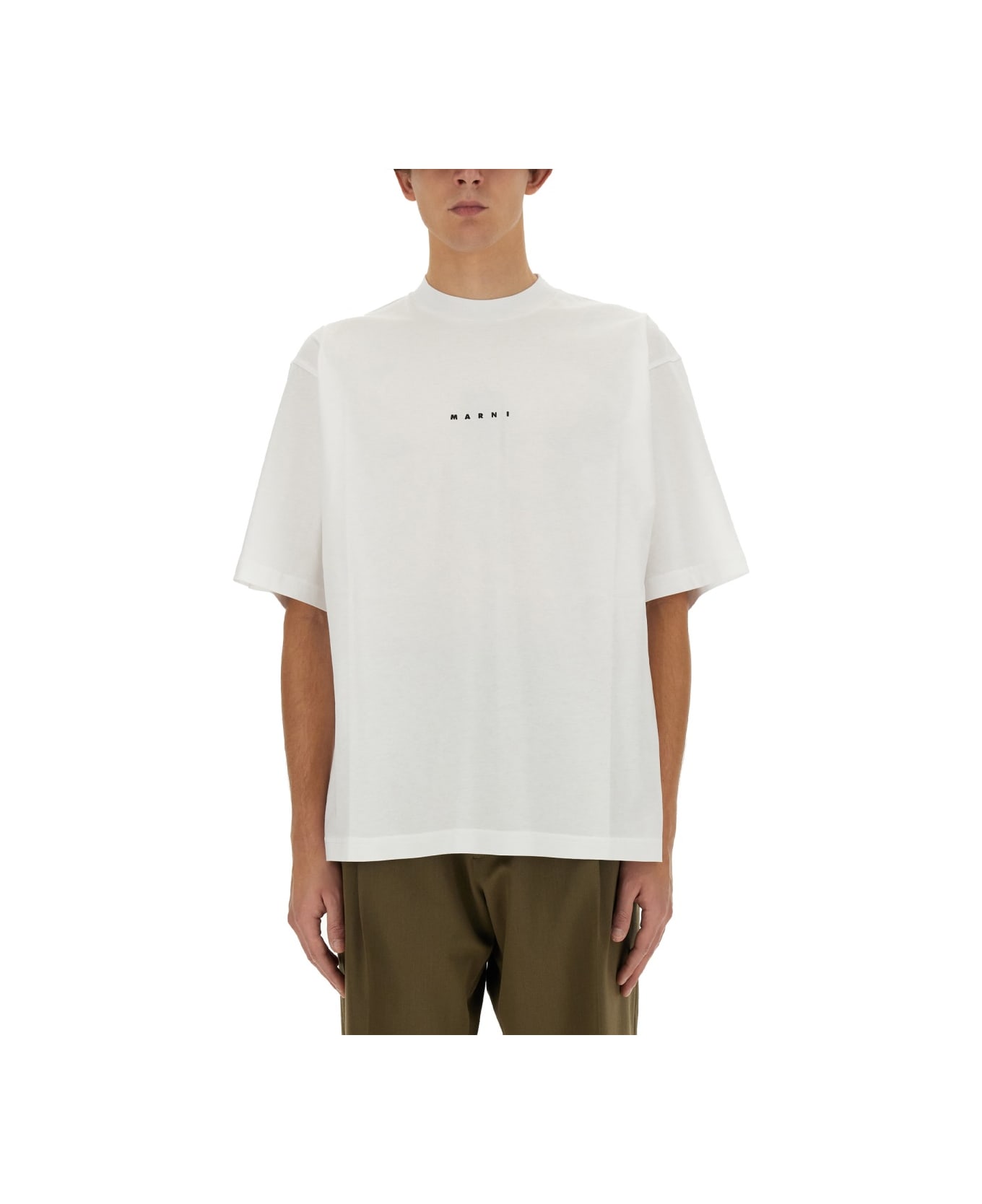 Marni Jersey T-shirt - WHITE