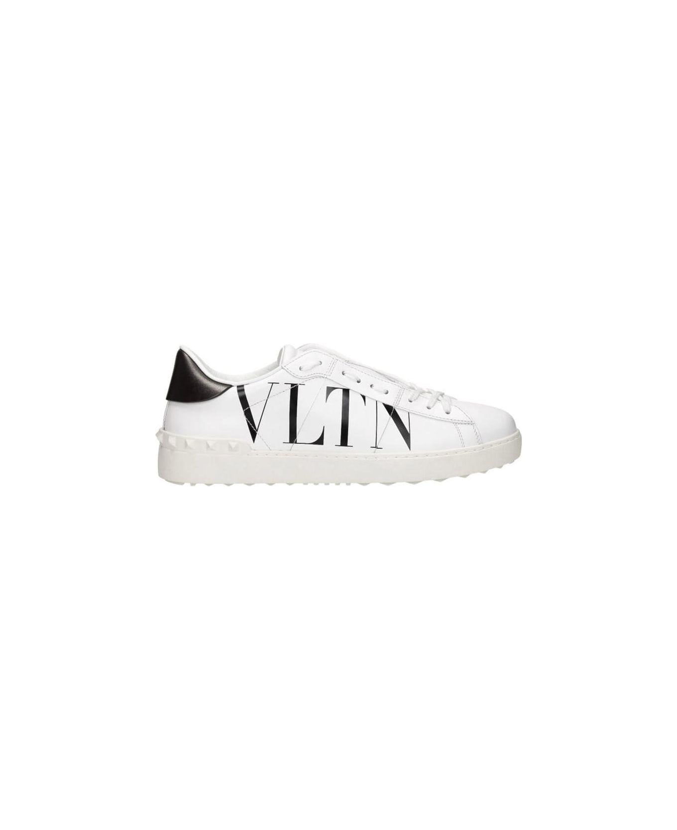 Valentino Garavani Vltn Open Lace-up Sneakers - White