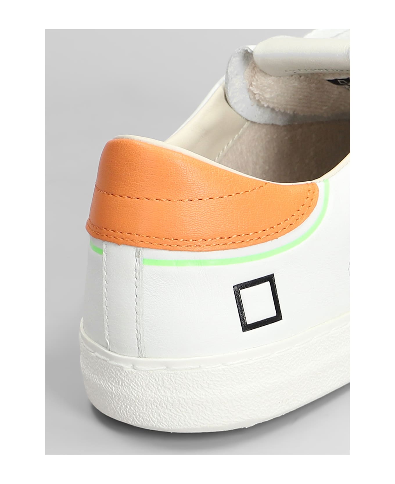 D.A.T.E. Hill Low Sneakers In White Leather - white