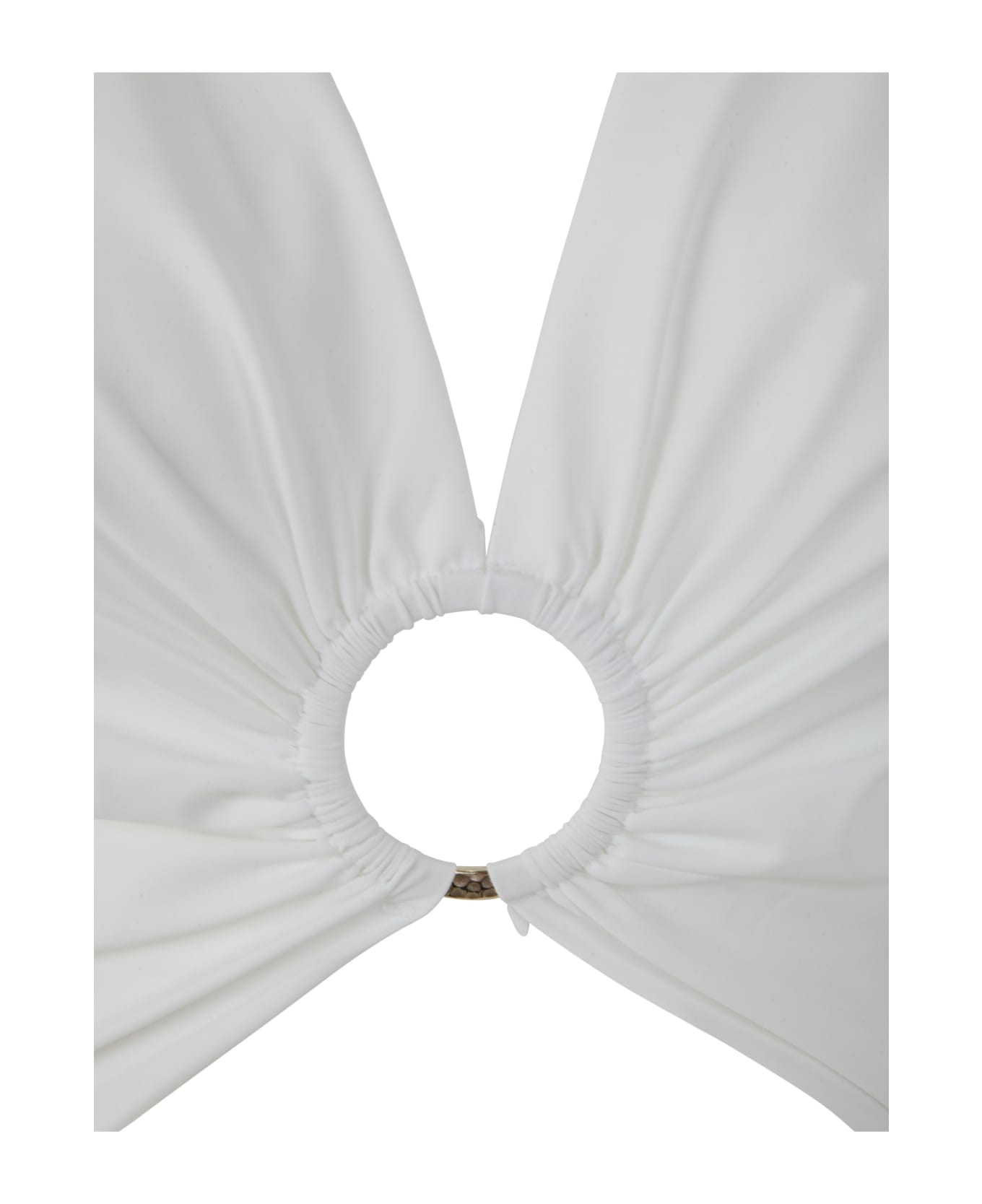 La Petit Robe Di Chiara Boni Severa Long Sleeves Top - White